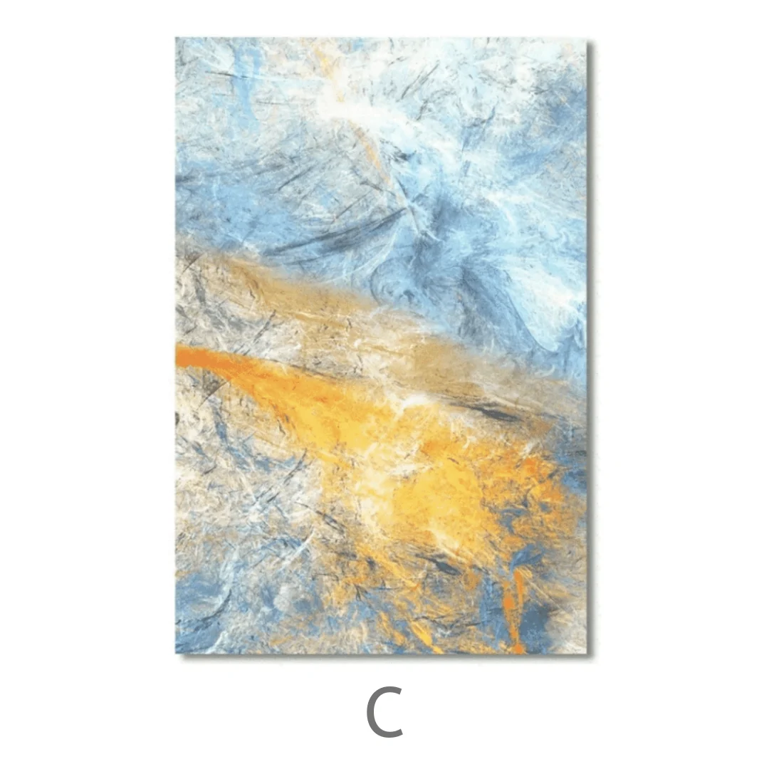 Abstract Blue Canvas - Image 8
