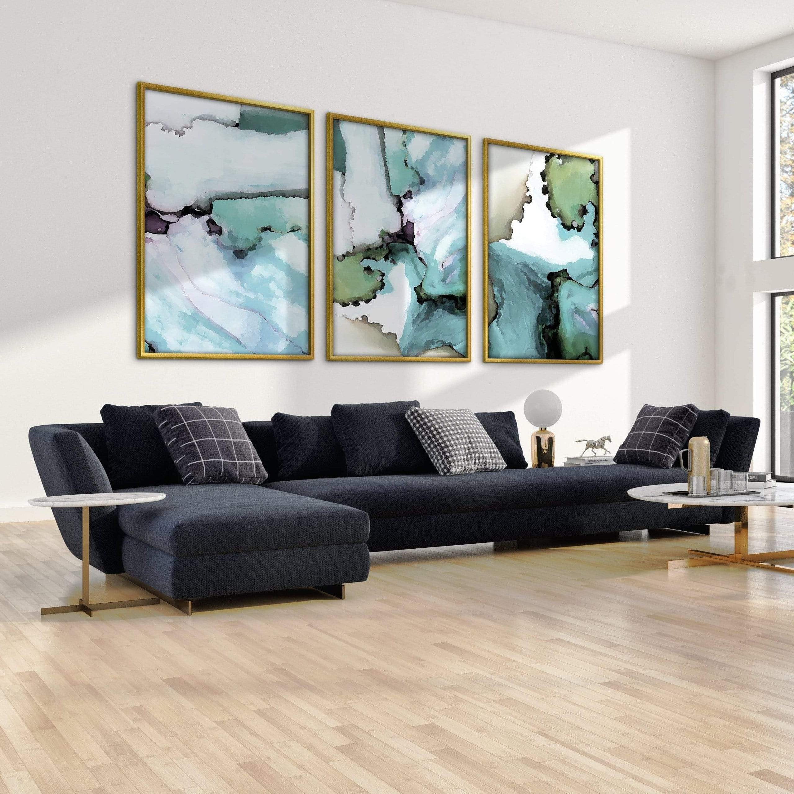Abstract Verte Canvas - Image 4