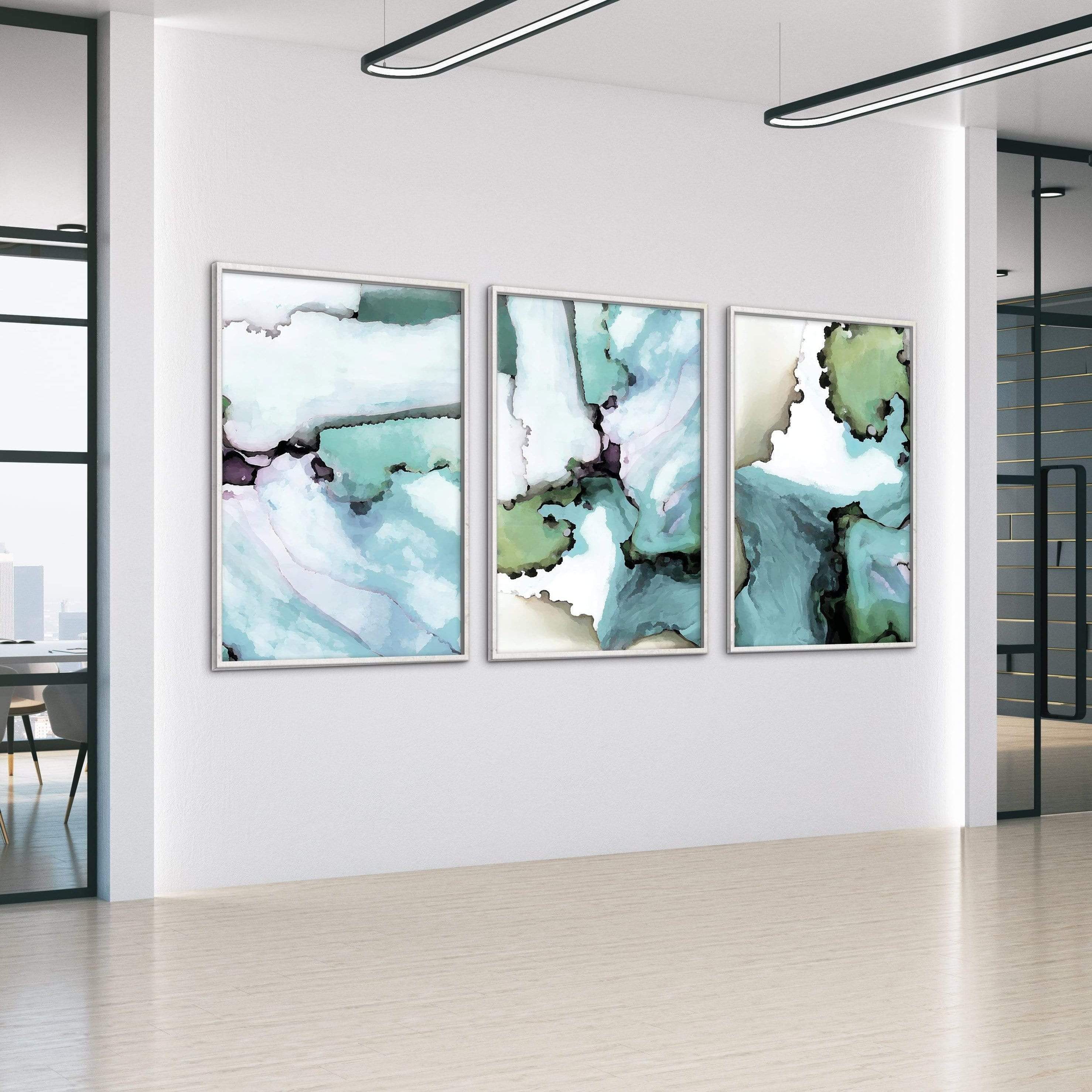 Abstract Verte Canvas - Image 5