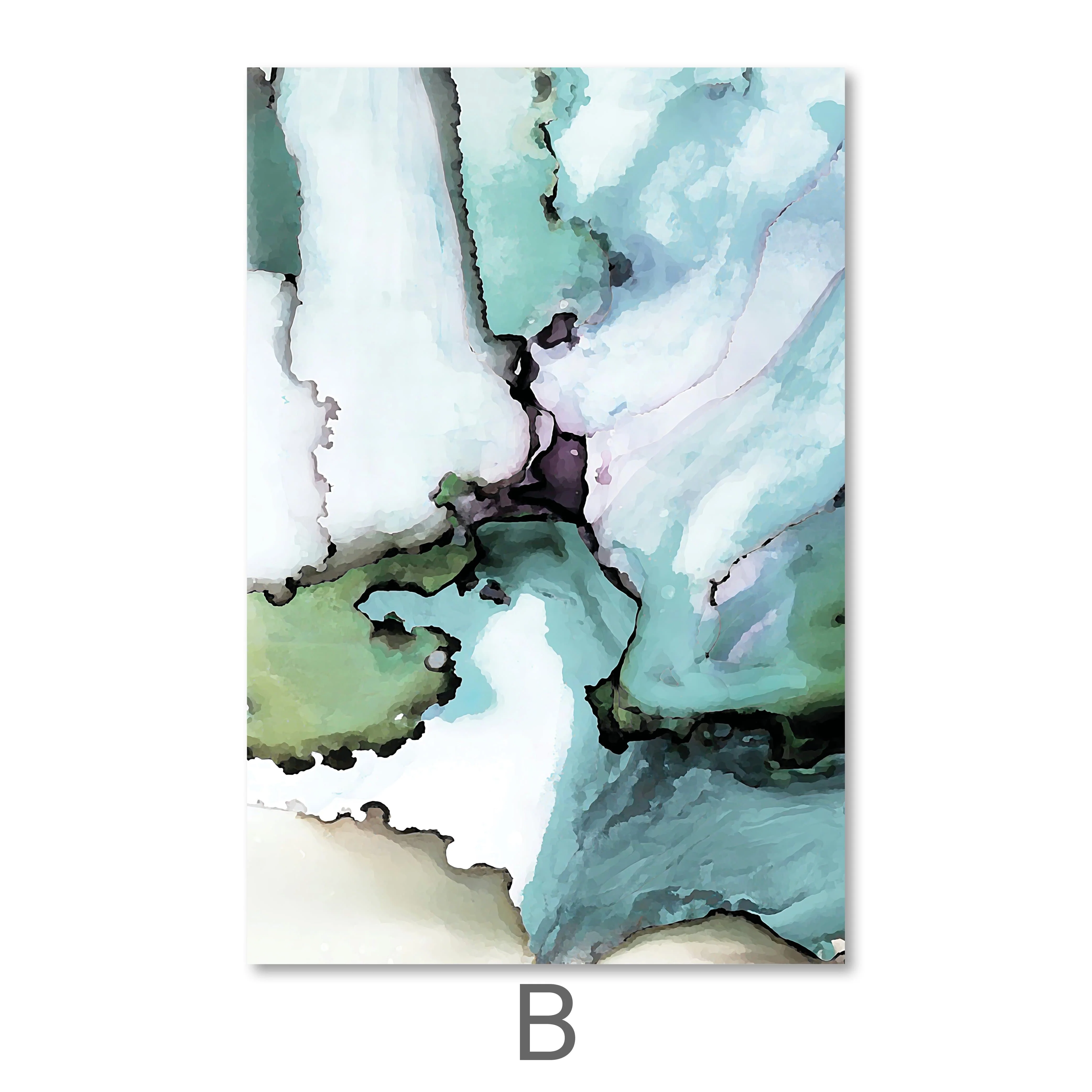 Abstract Verte Canvas - Image 7