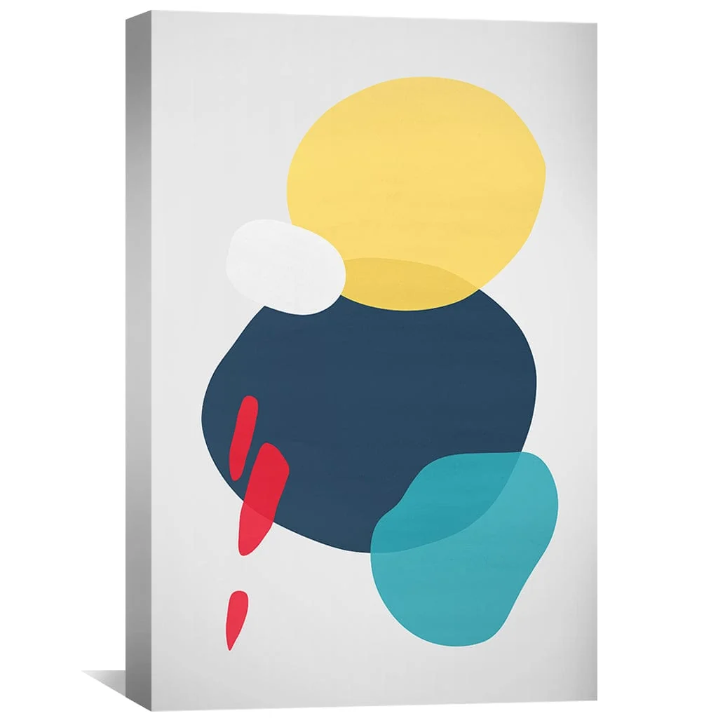 Abstract Minimalist Shapes 1 Canvas - Image 2