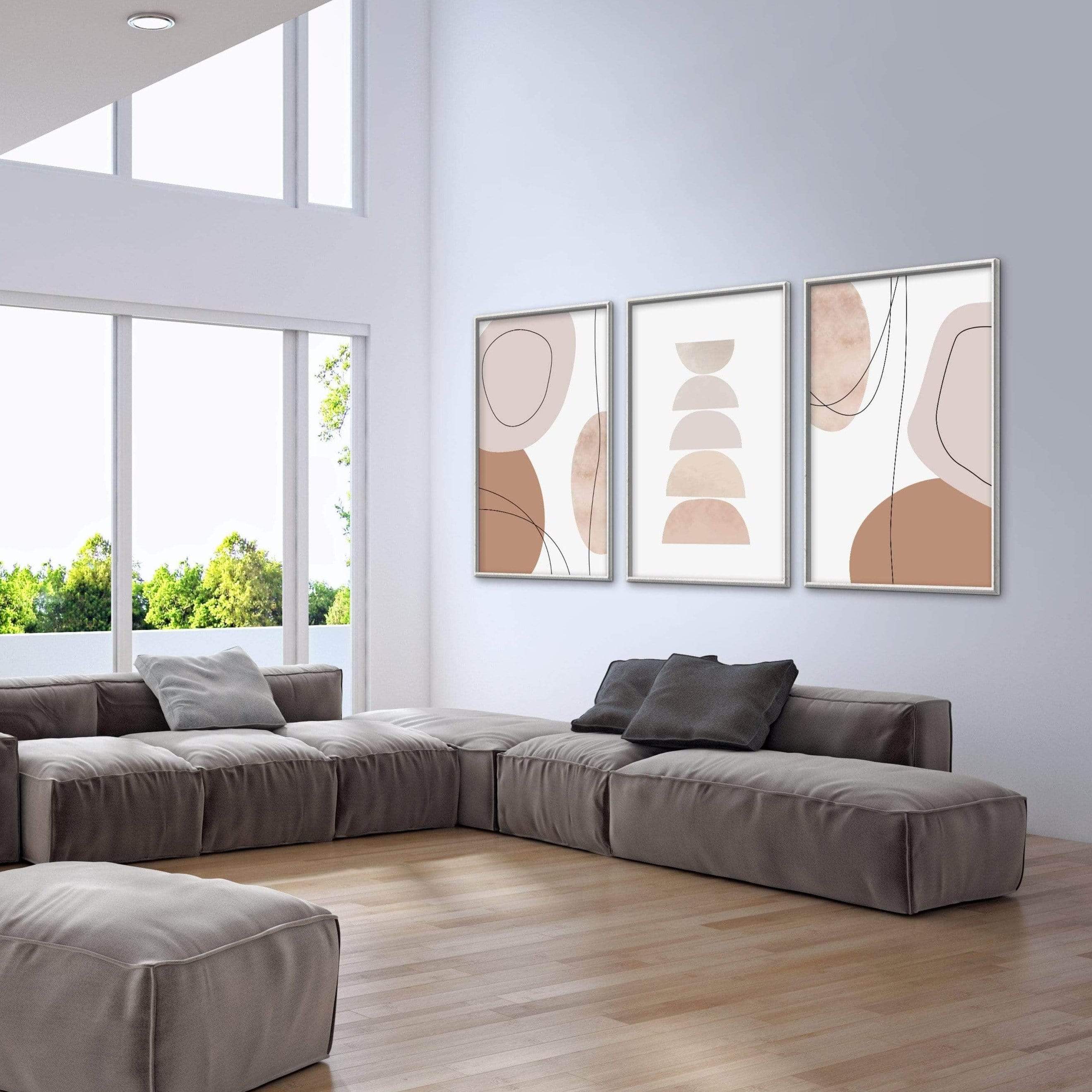 Abstract Pastels Canvas - Image 4