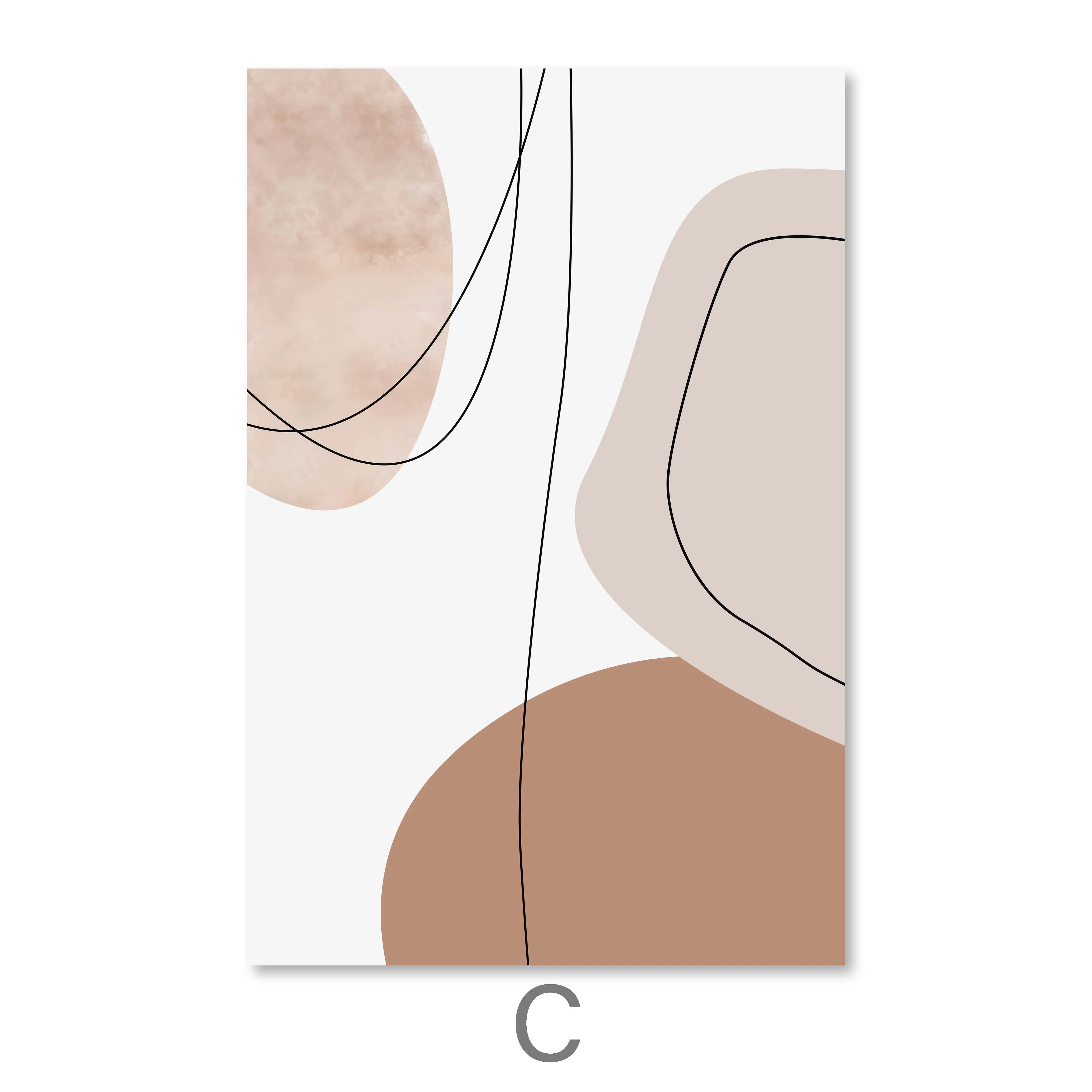 Abstract Pastels Canvas - Image 7