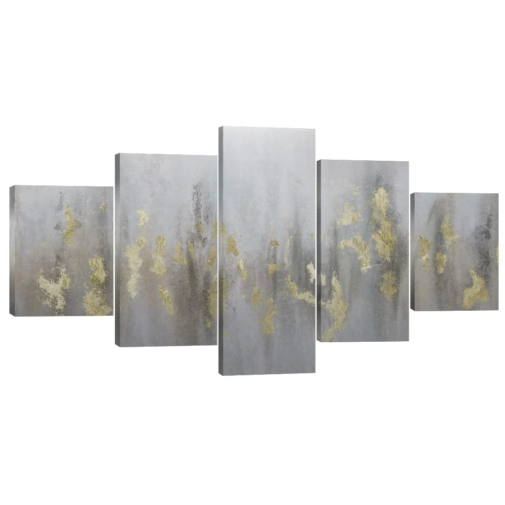 Abstract Portrayed Canvas - 5 Panel - Image 2