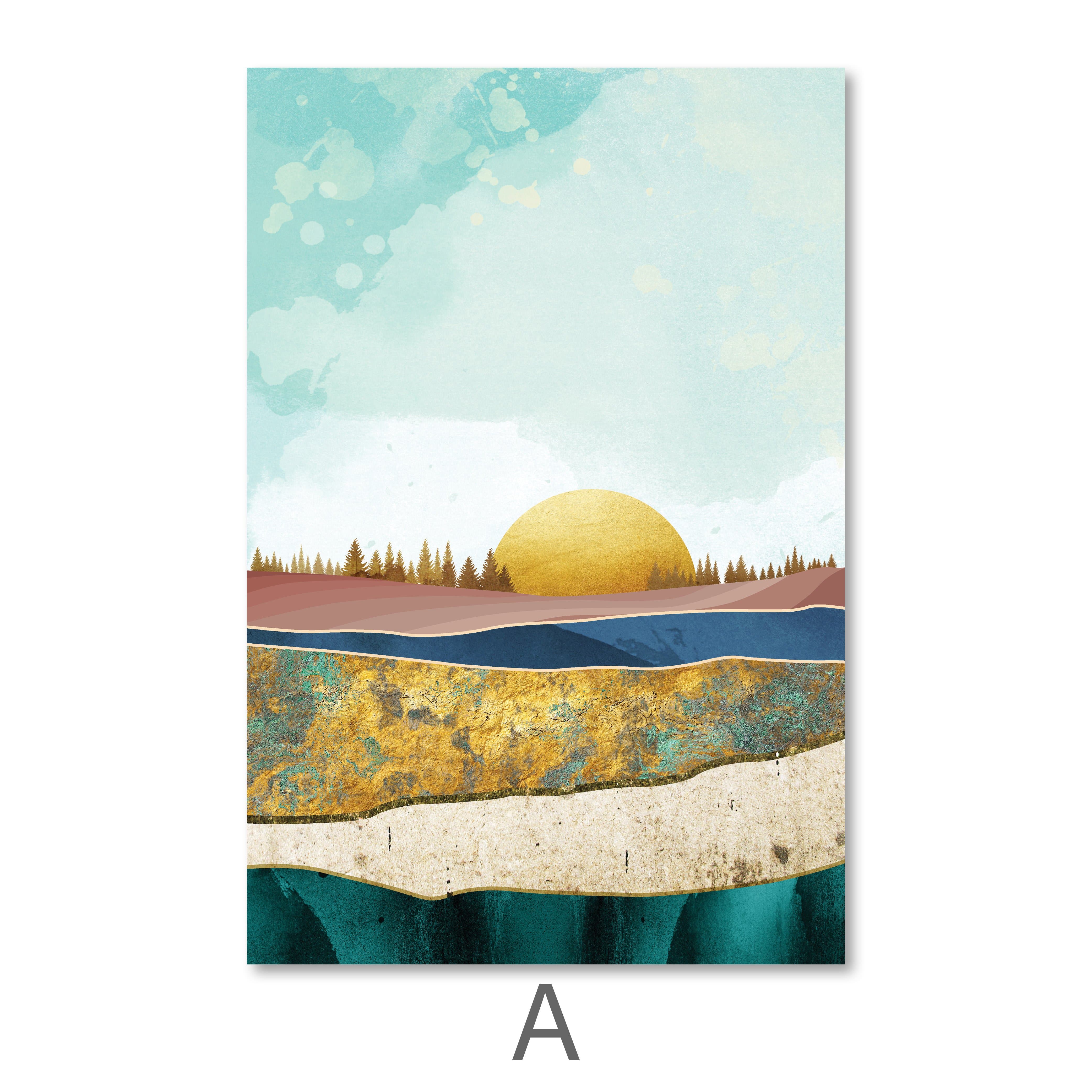Abstract Sunsets Canvas - Image 5