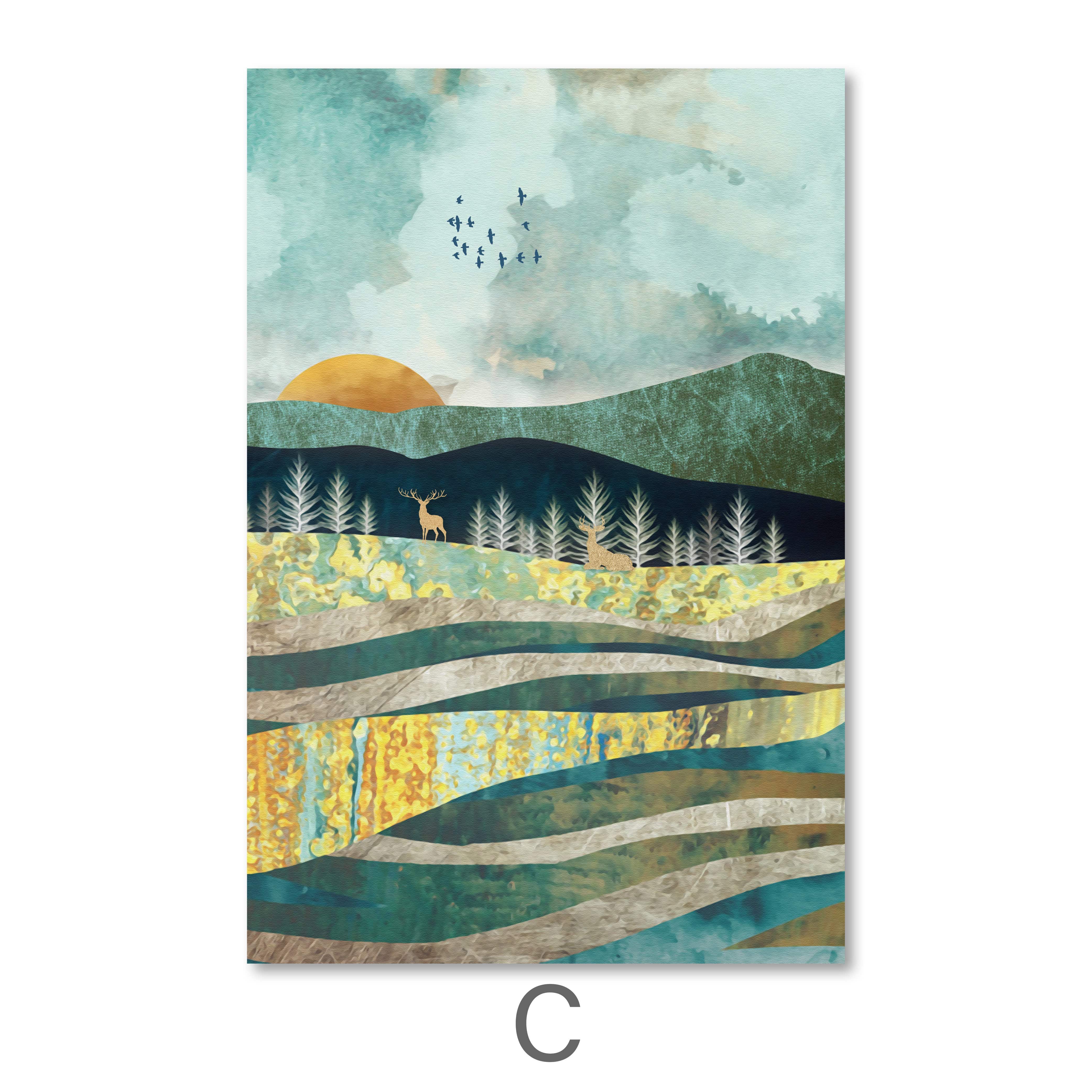 Abstract Sunsets Canvas - Image 7