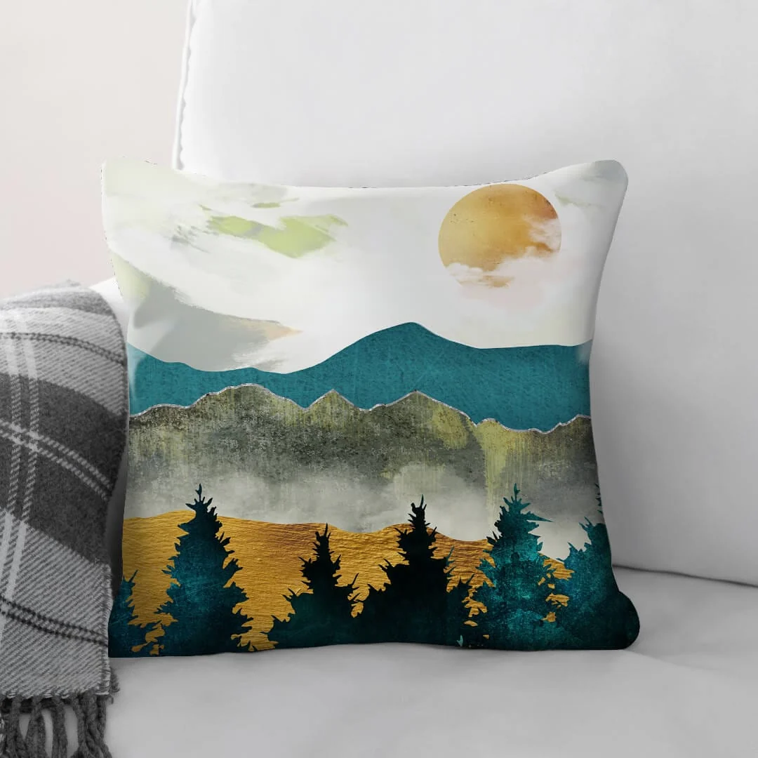 Abstract Sunsets B Cushion - Image 2