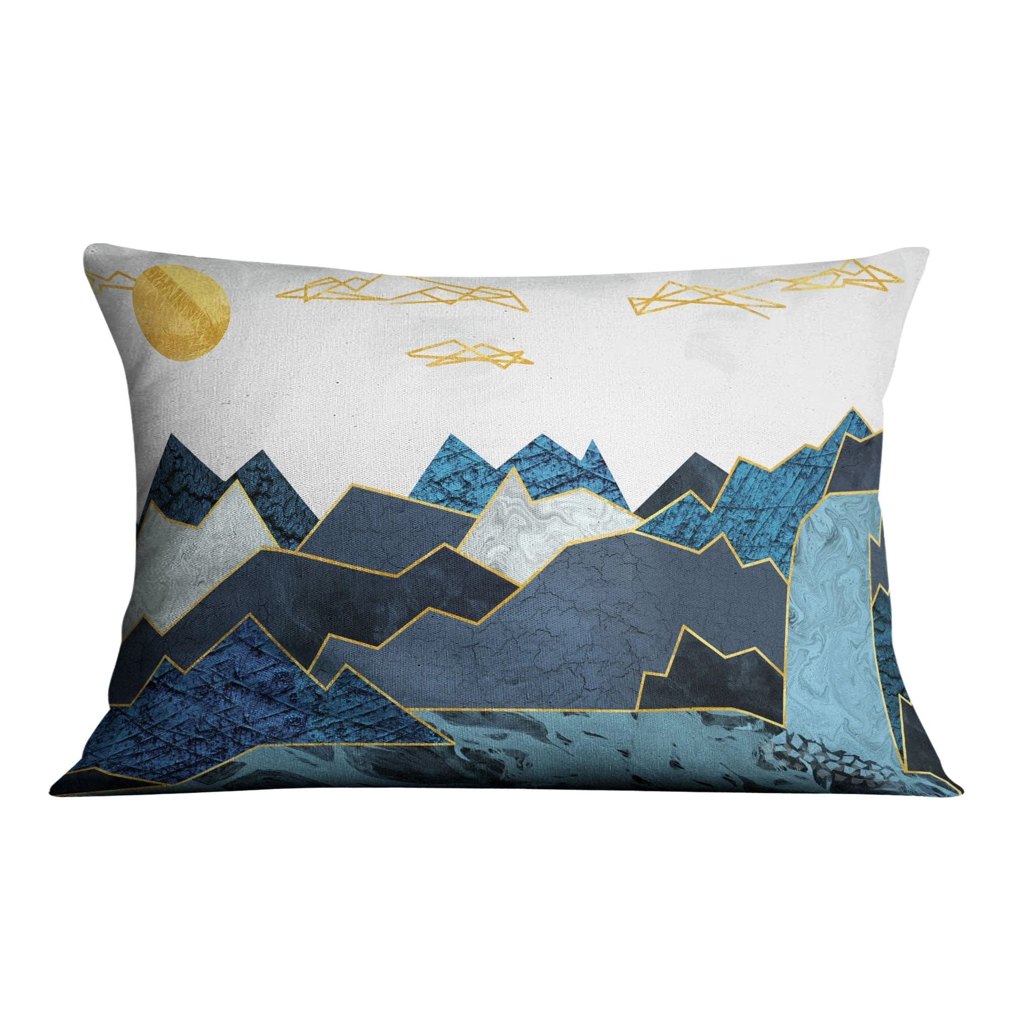 Abstract Waterfall Cushion - Image 3