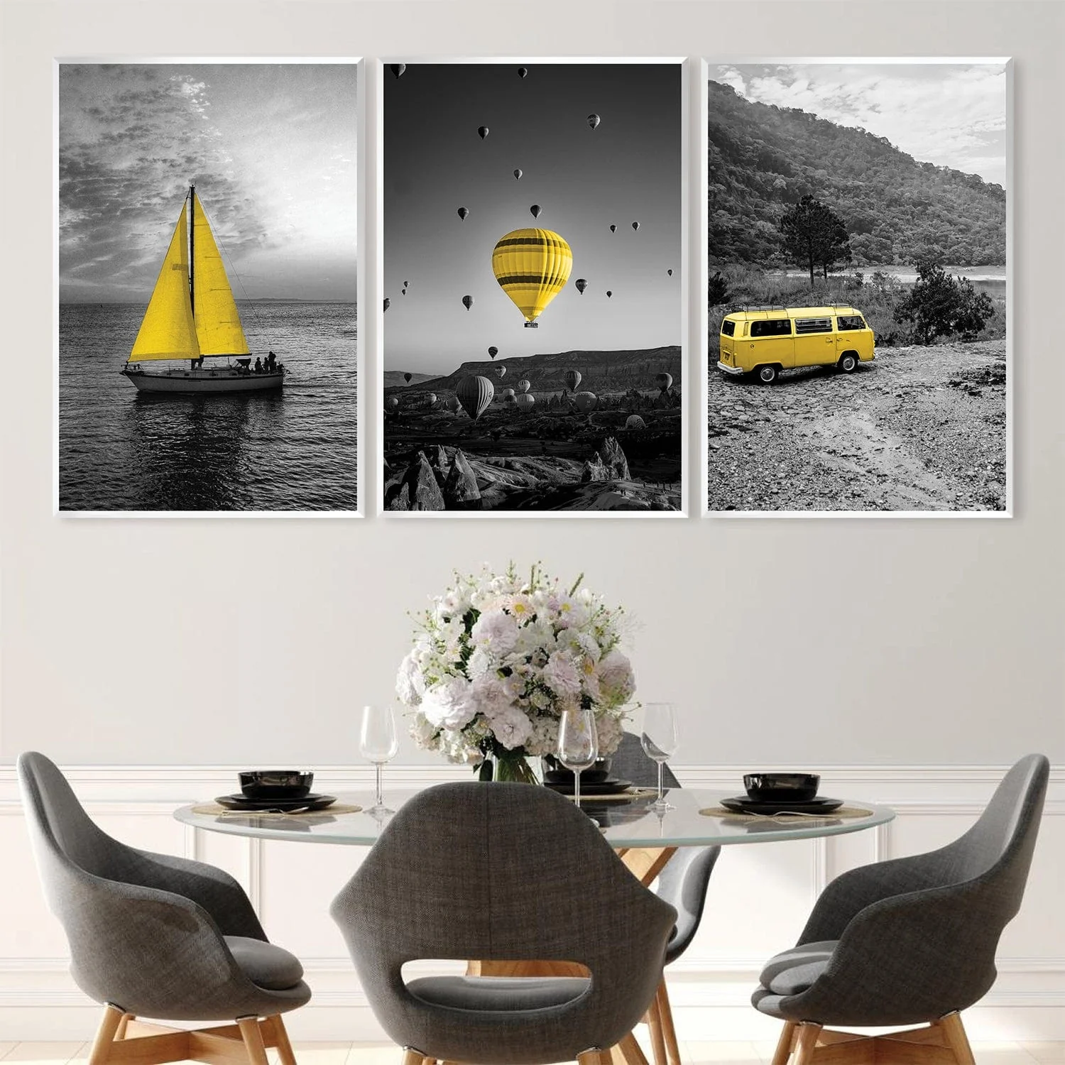 Adventure Yellow Canvas - Image 3