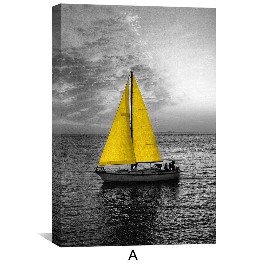 Adventure Yellow Canvas - Image 5