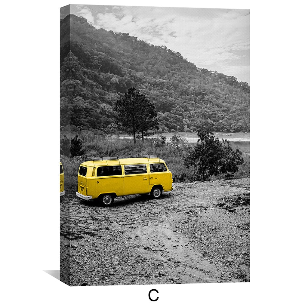 Adventure Yellow Canvas - Image 7