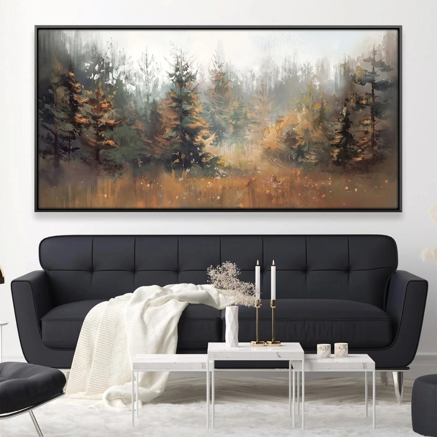 Amber Mistfall Canvas