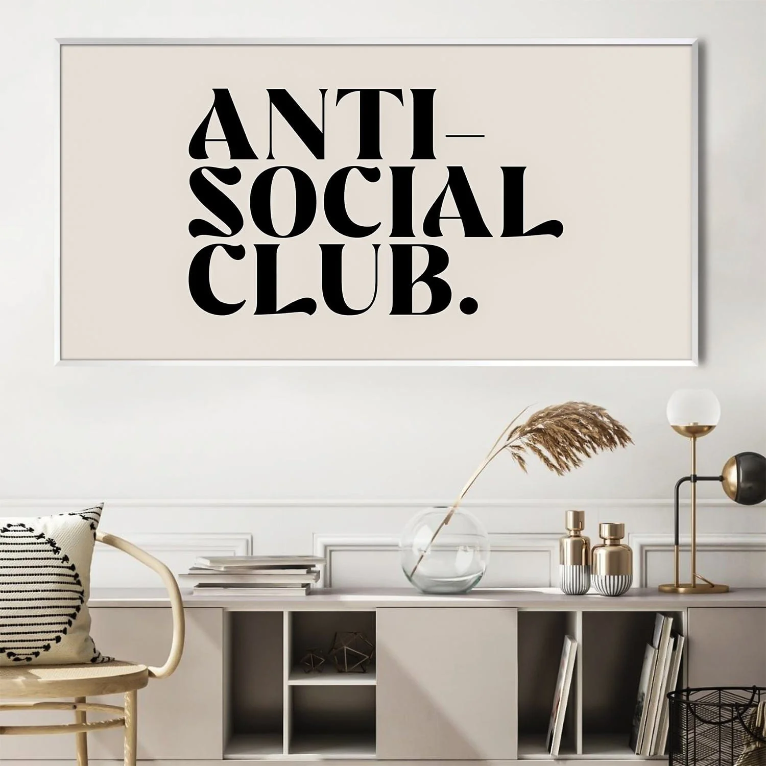 Anti-Social Club Canvas - Image 3
