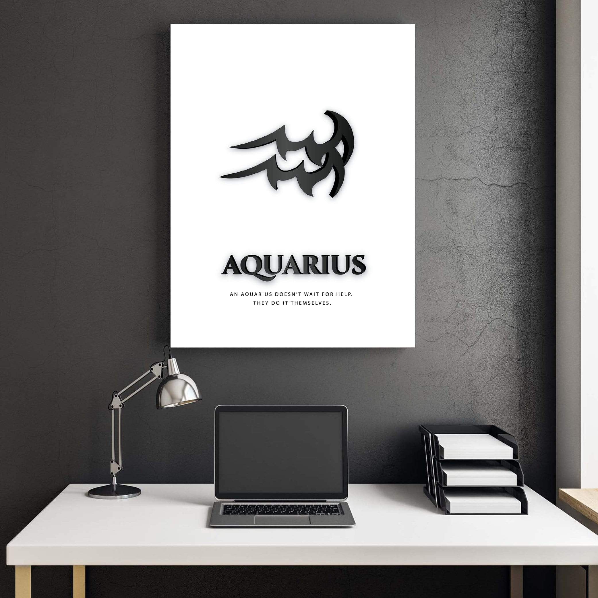 Aquarius - Black Canvas - Image 3
