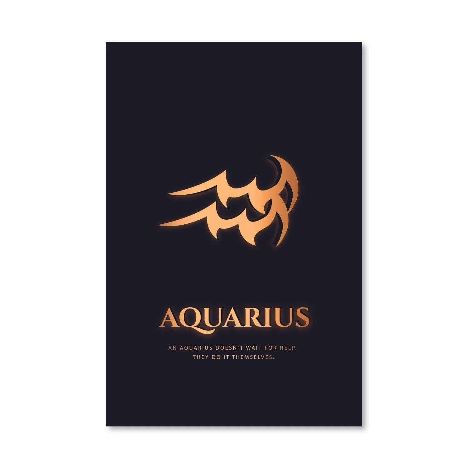 Aquarius - Gold Canvas - Image 7