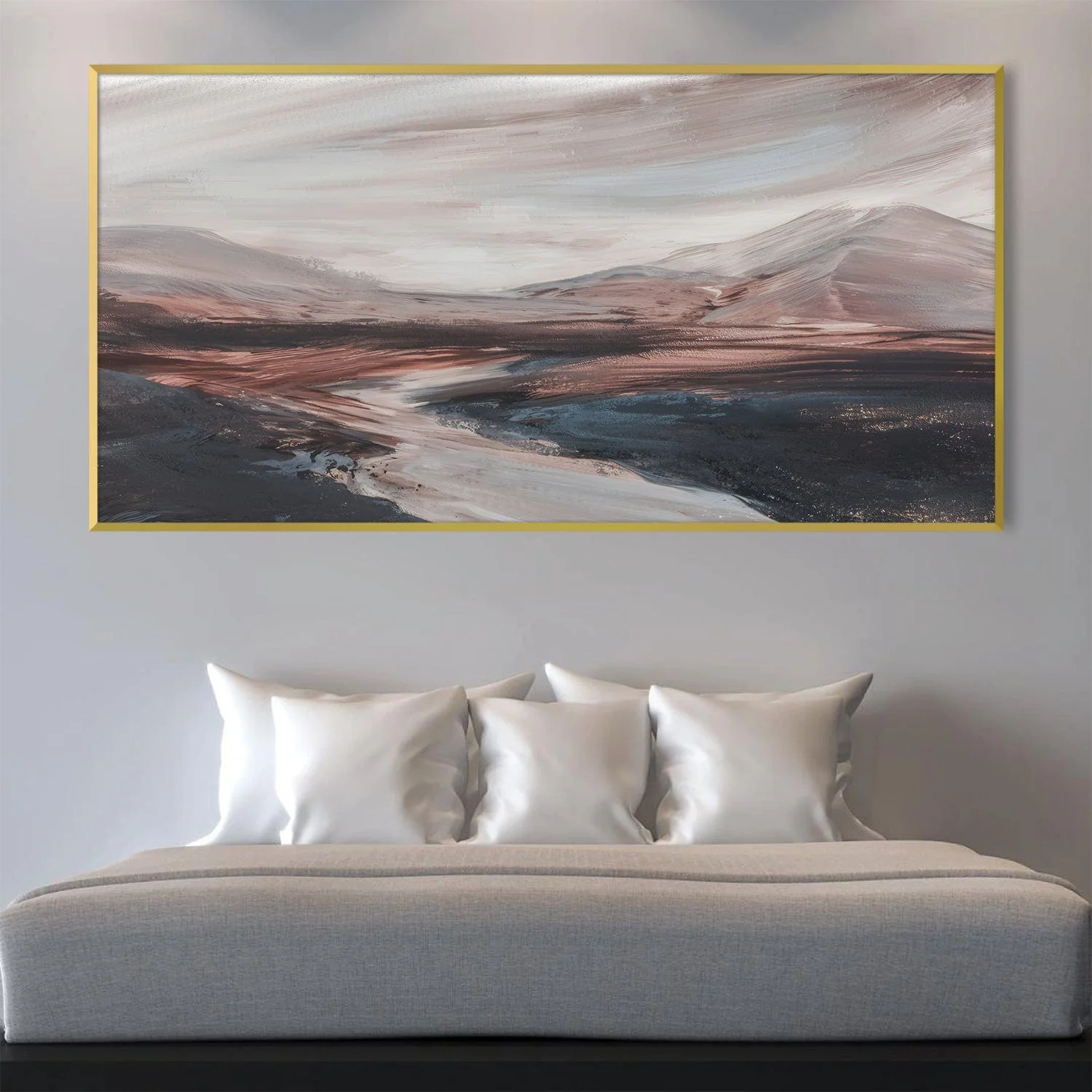 Ashen Serenity Canvas - Image 2