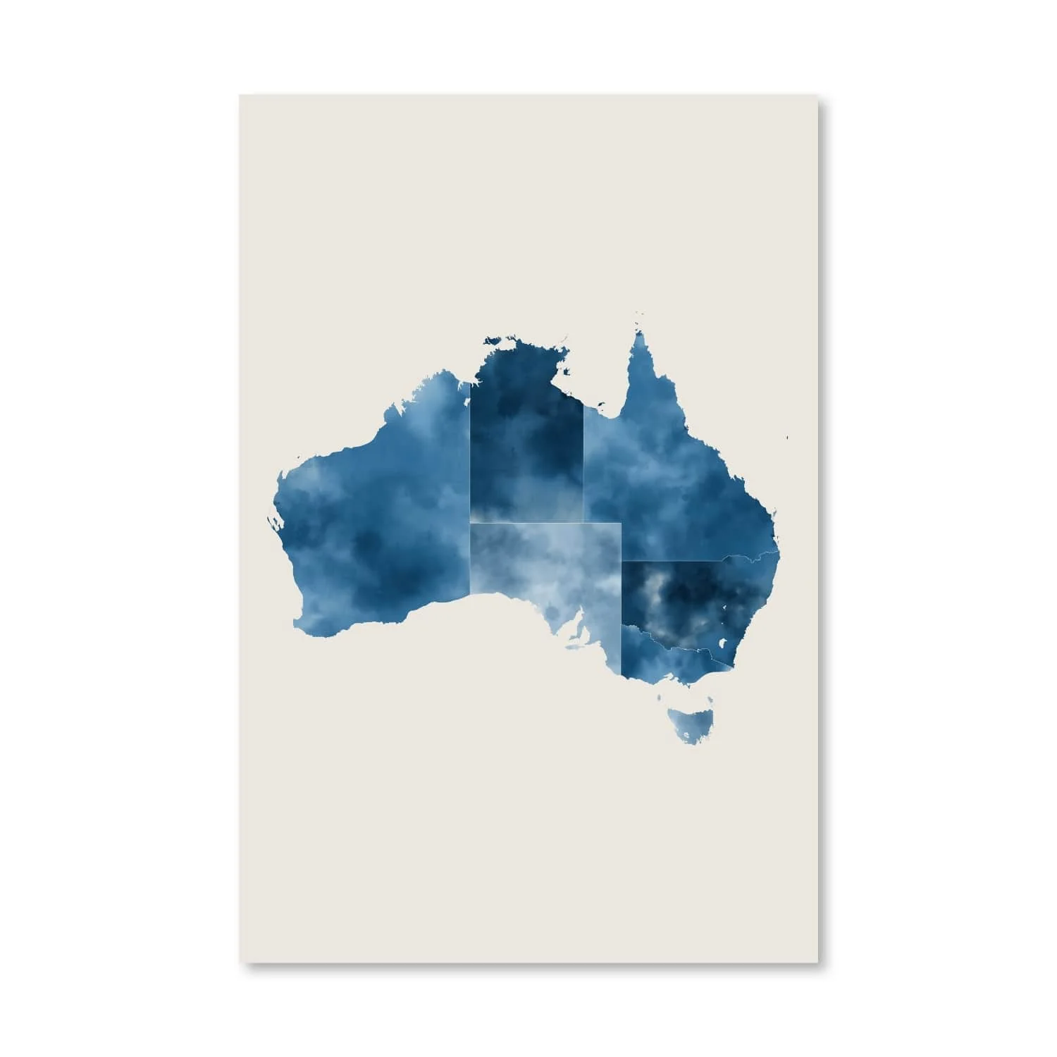 Australia Watercolor Canvas - Image 3