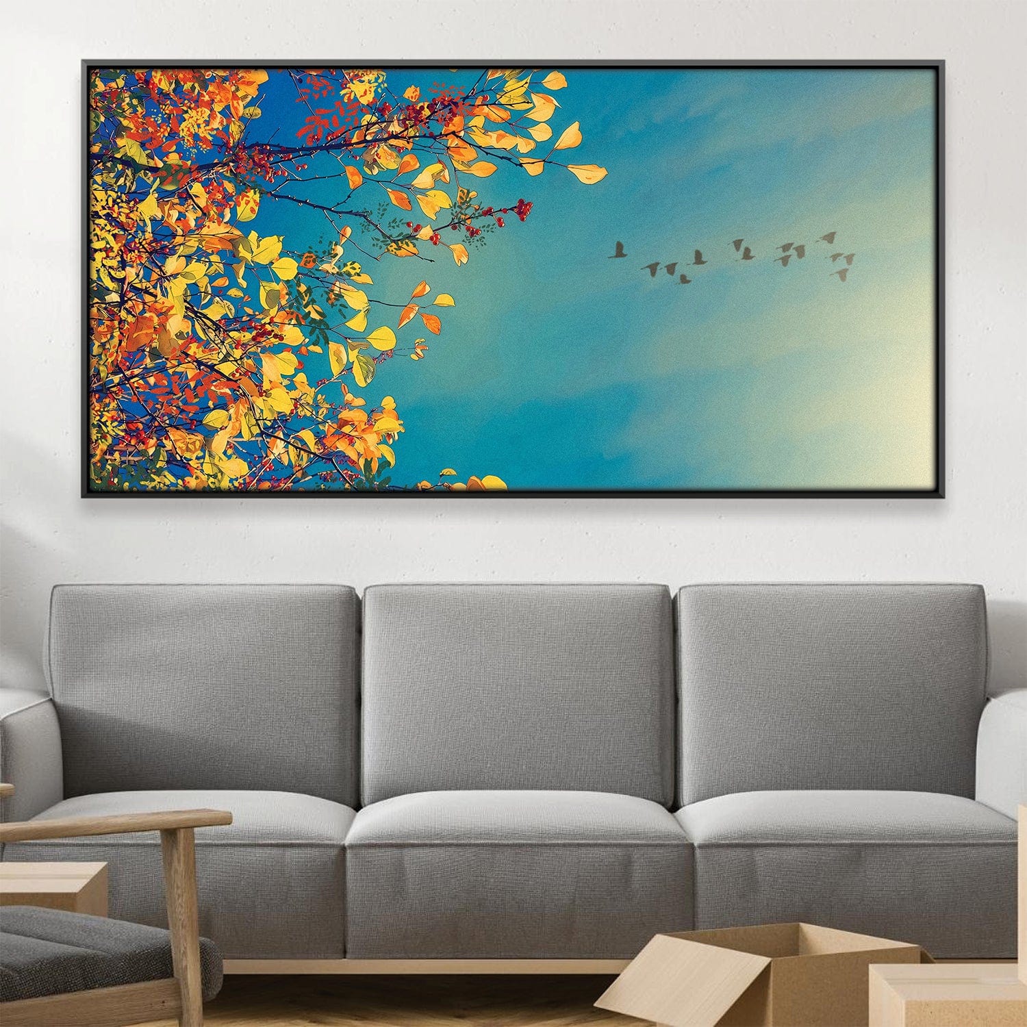 Autumn Sky Canvas