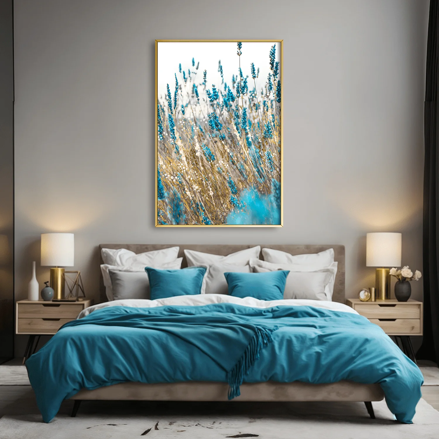 Azure Meadow Canvas - Image 2