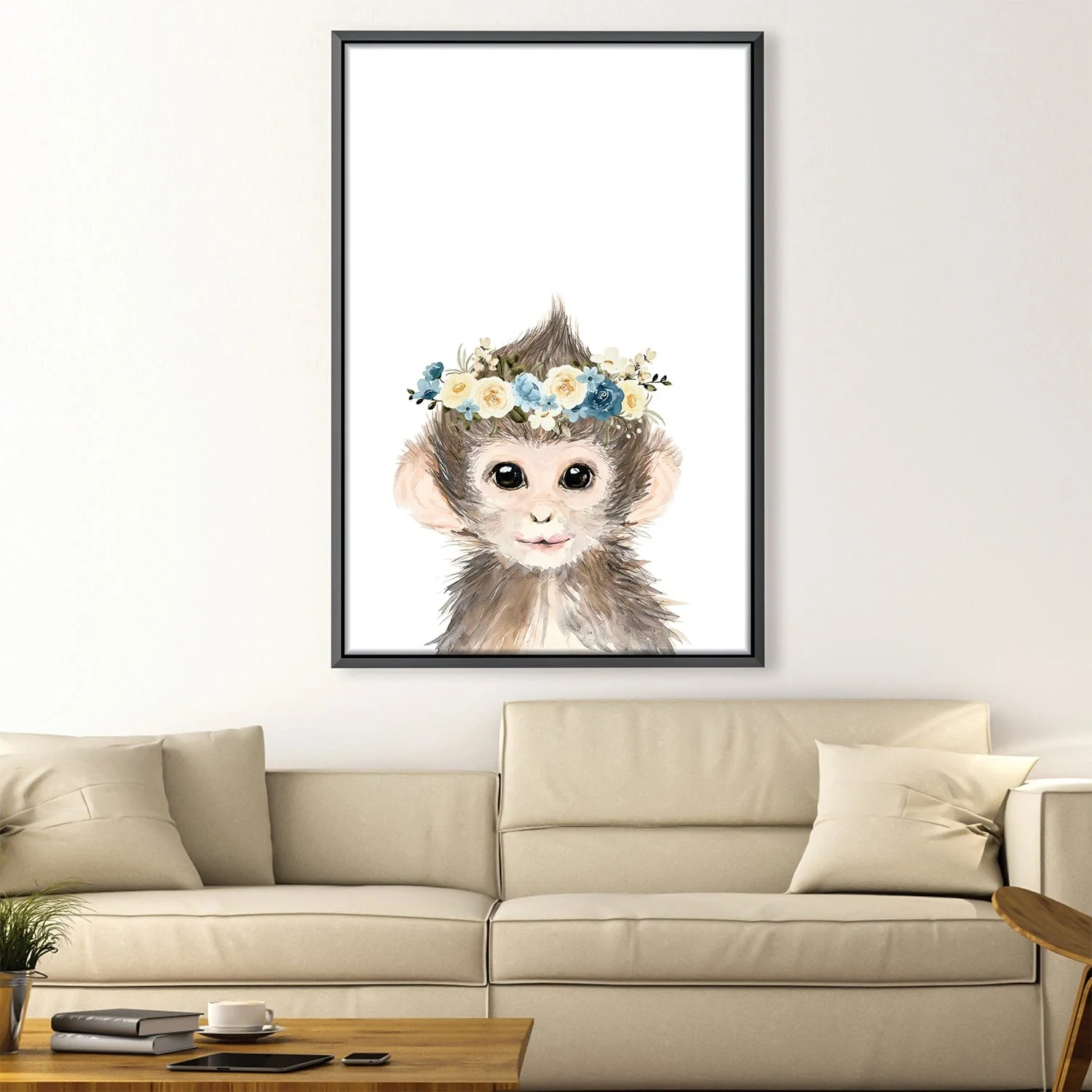 Baby Monkey Canvas - Image 3