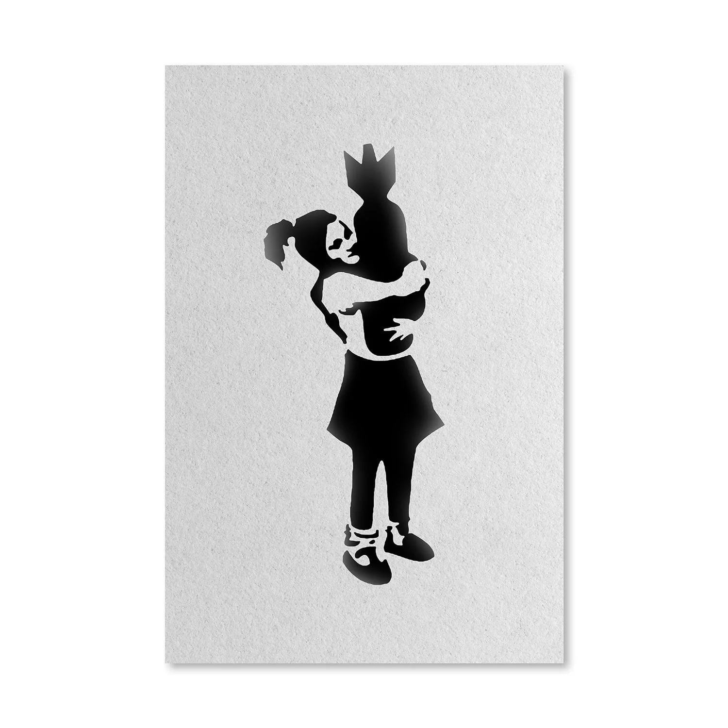 Banksy Bomb Love Canvas - Image 3