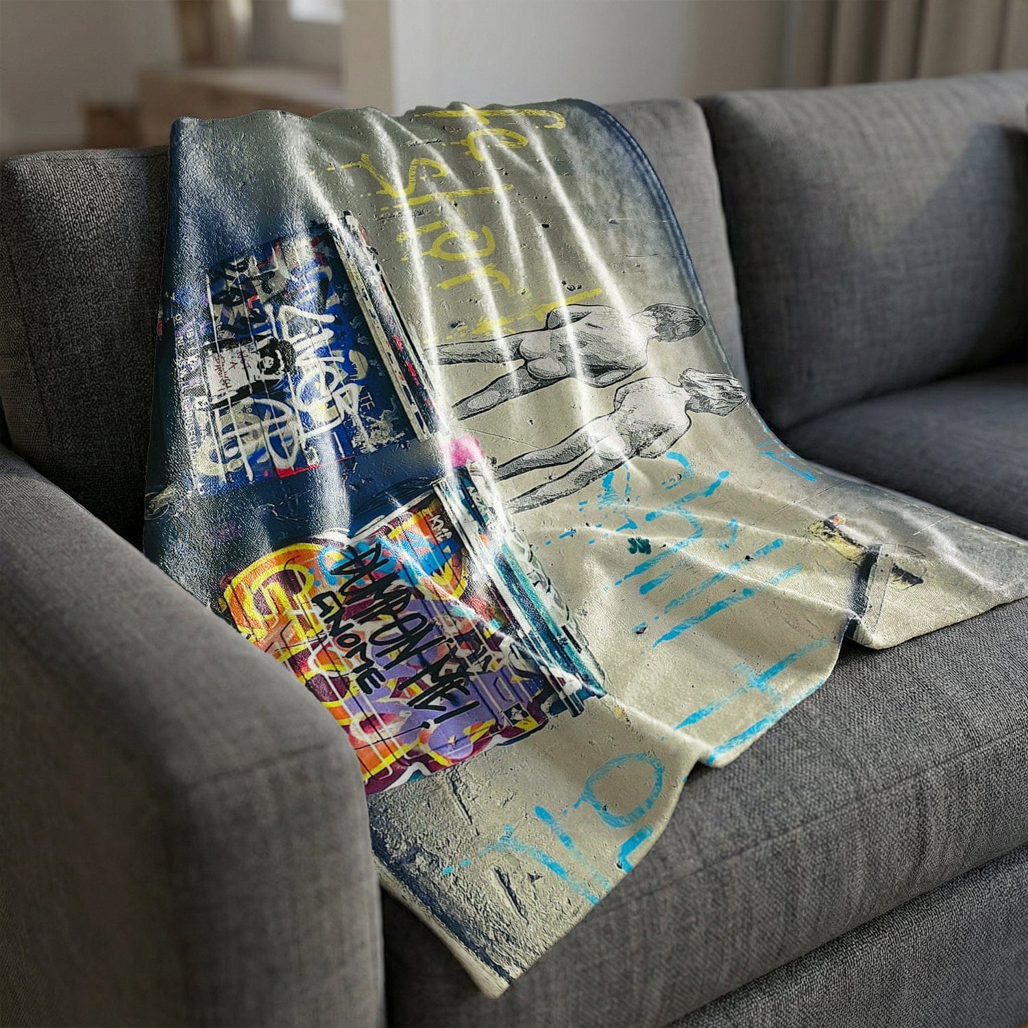 Banksy Life is Short Blanket - Image 2