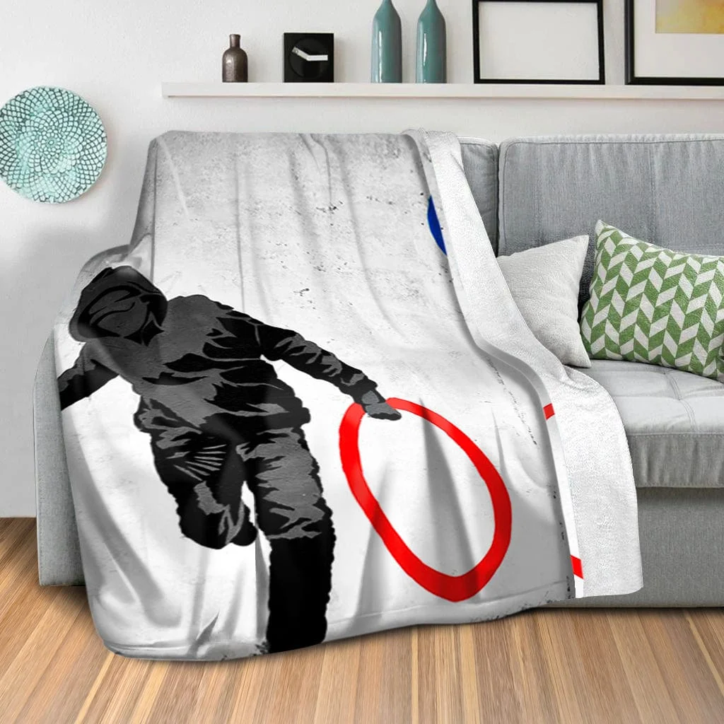 Banksy Olympic Rings Looter Blanket - Image 2
