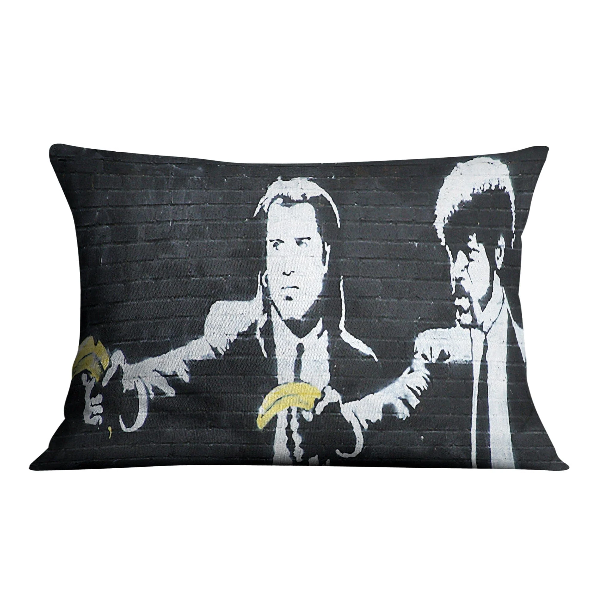 Banksy Pulp Fiction Banana Guns Cushion - Image 3