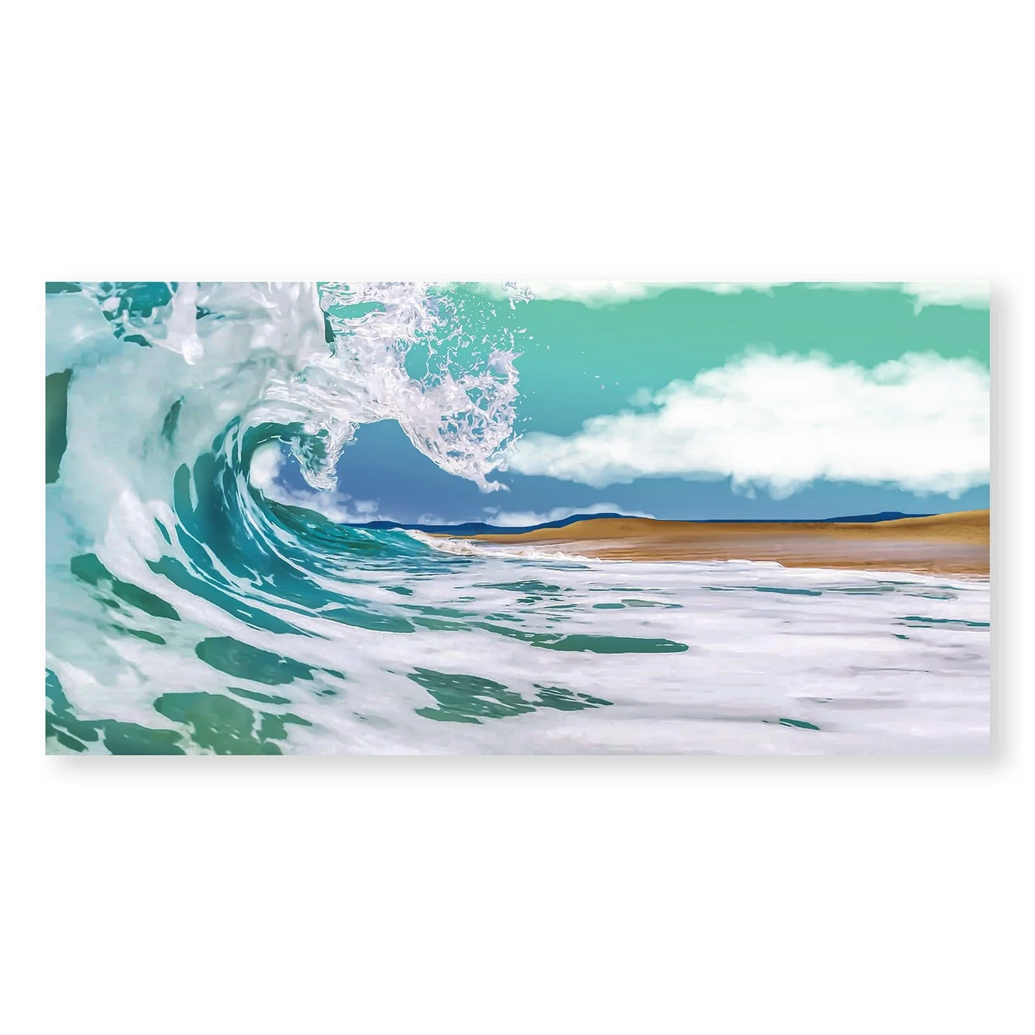Beach Wave Canvas - Image 3