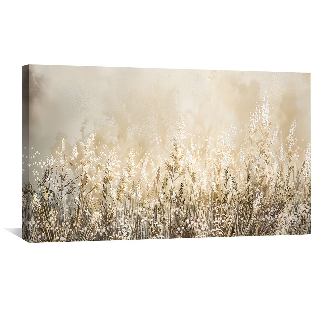 Beige Blossoms Canvas - Image 4