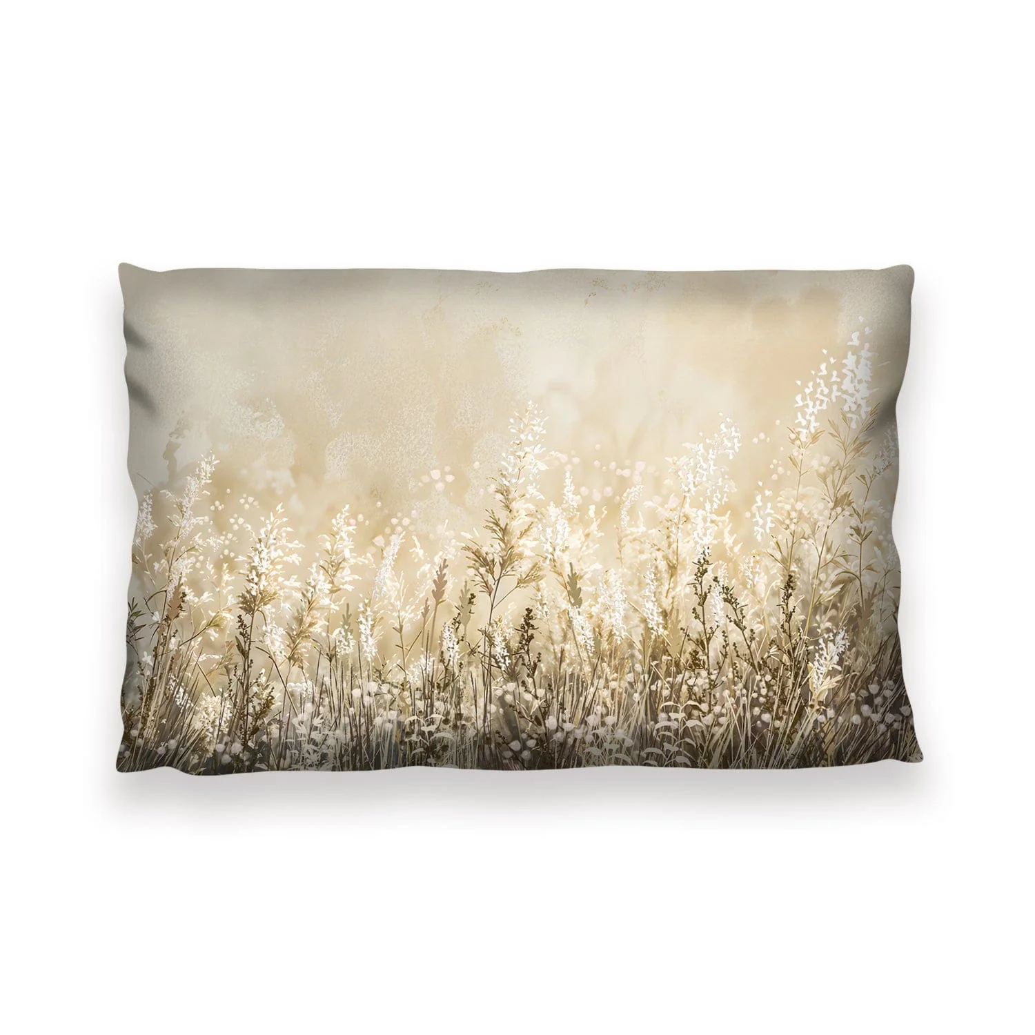 Beige Blossoms Cushion