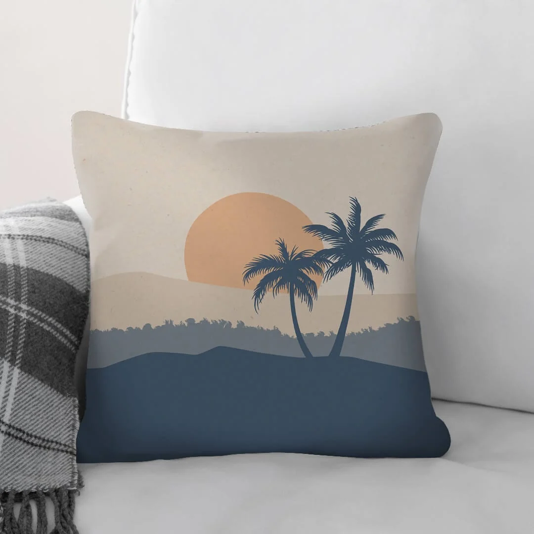 Beige Tropics A Cushion - Image 2