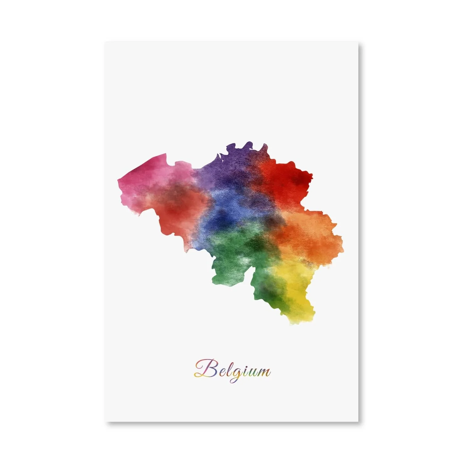 Belgium Rainbow Canvas - Image 3