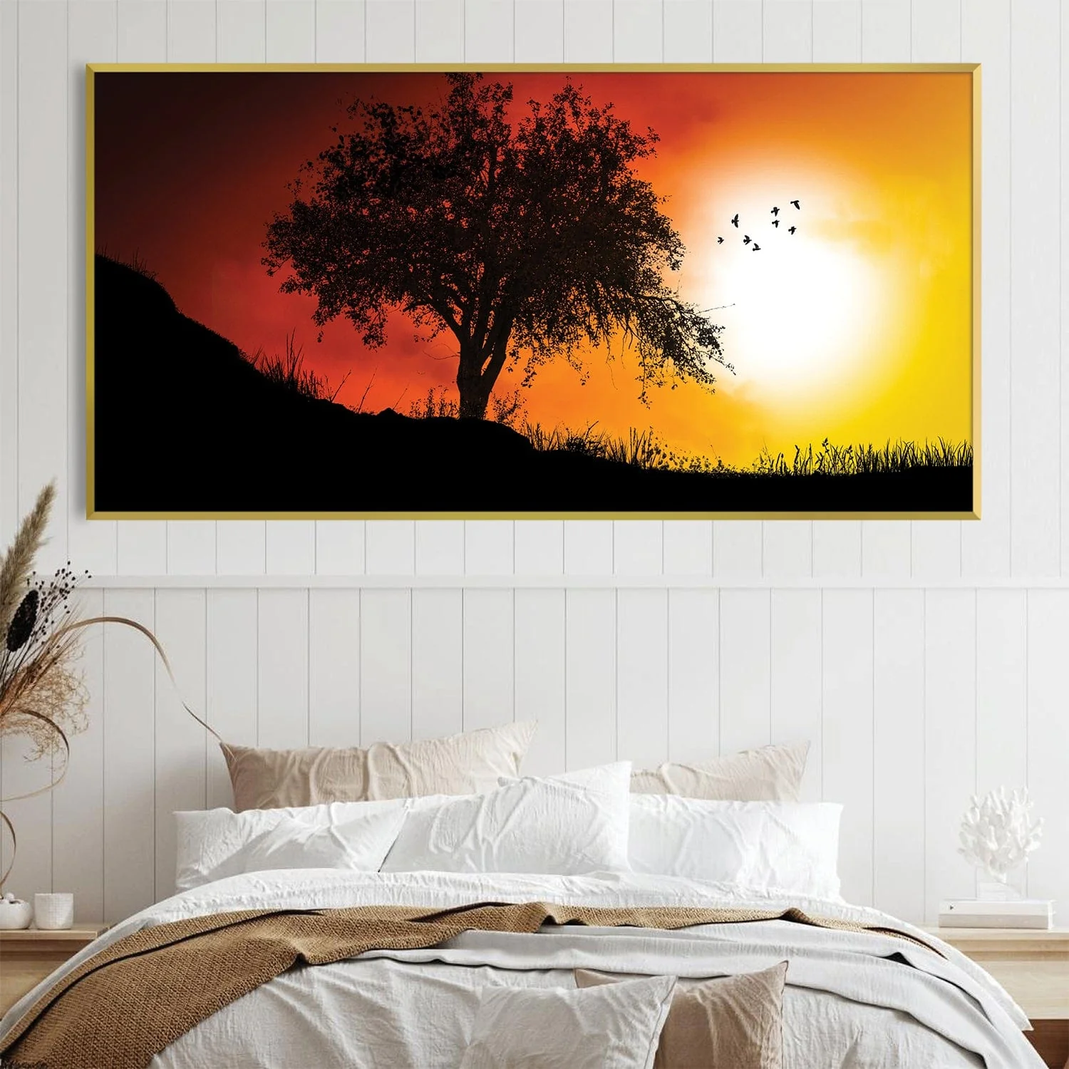 Birdsong at sunset Canvas - Image 2