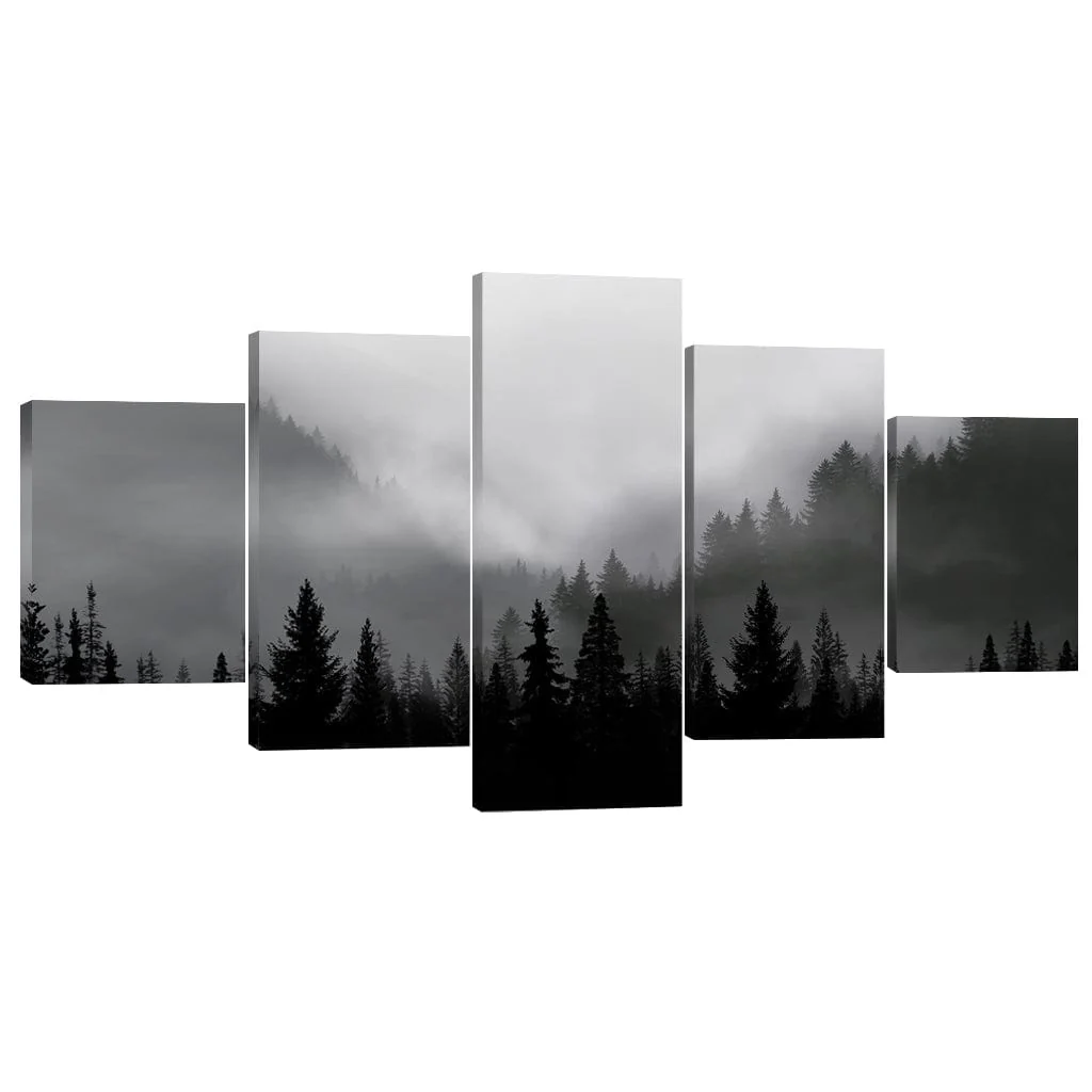 Black Forest Canvas - 5 Panel - Image 2