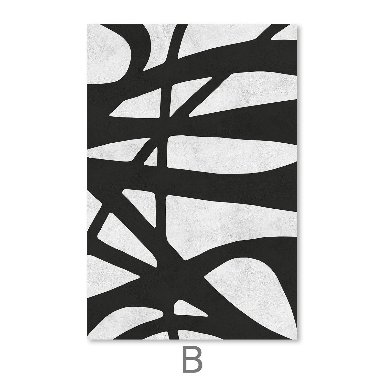 Black Strokes Canvas - Image 4