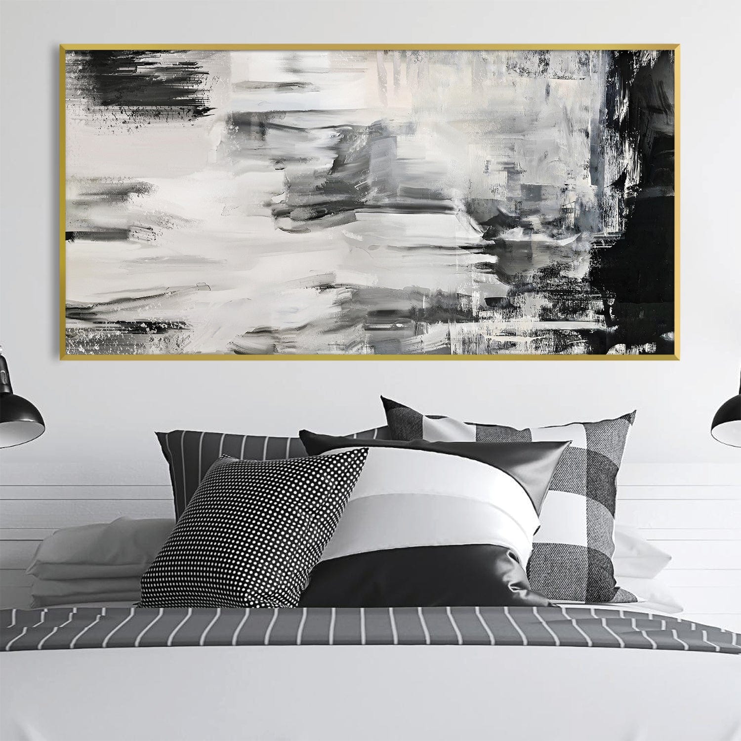Blanc Layers Canvas - Image 2