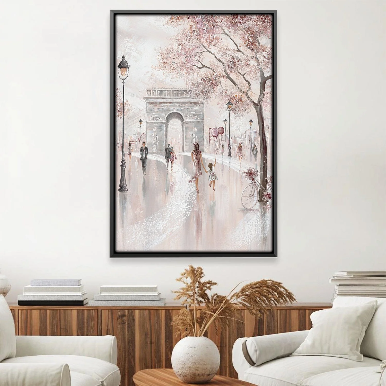 Blissful Paris Canvas
