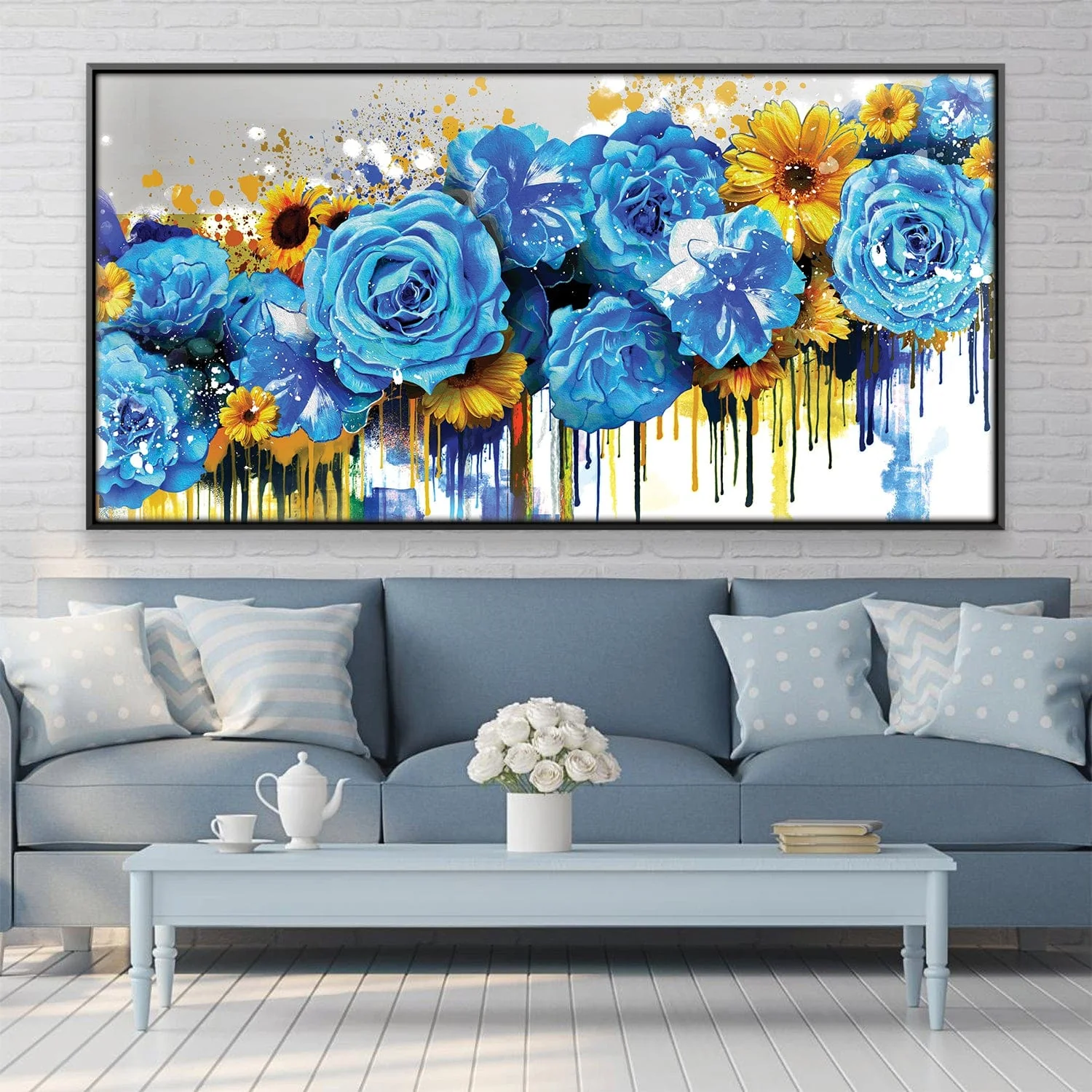 Bloom and Drip Canvas