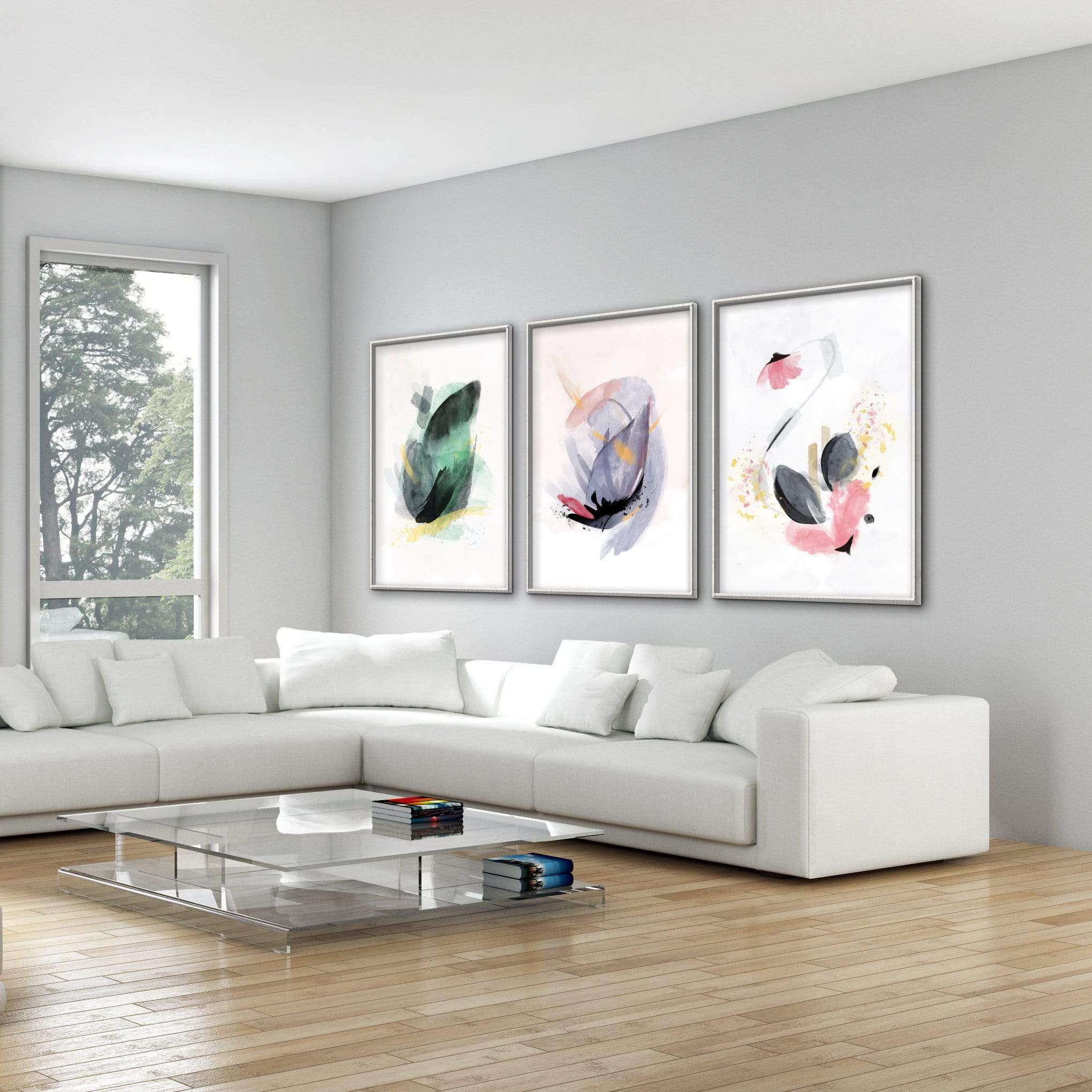 Blooming Abstract Canvas - Image 4
