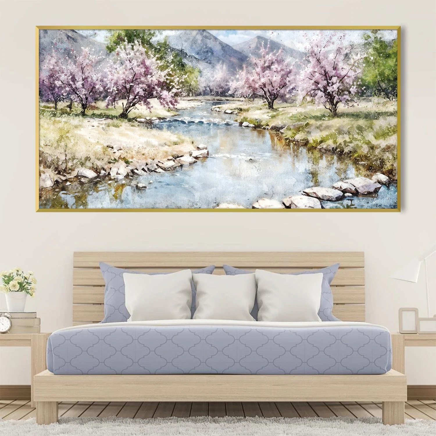 Blossoms by the Stream Canvas - Image 2
