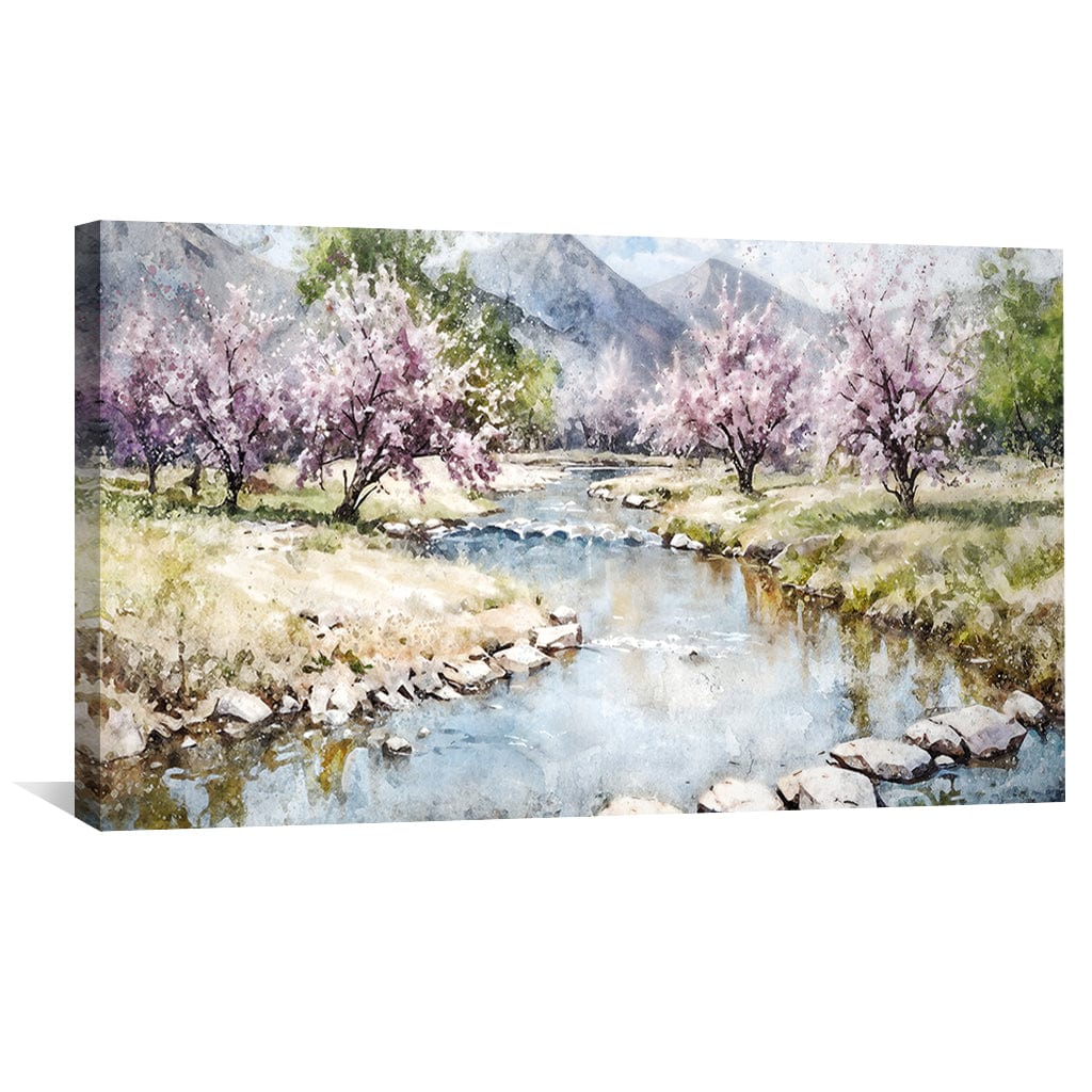 Blossoms by the Stream Canvas - Image 4