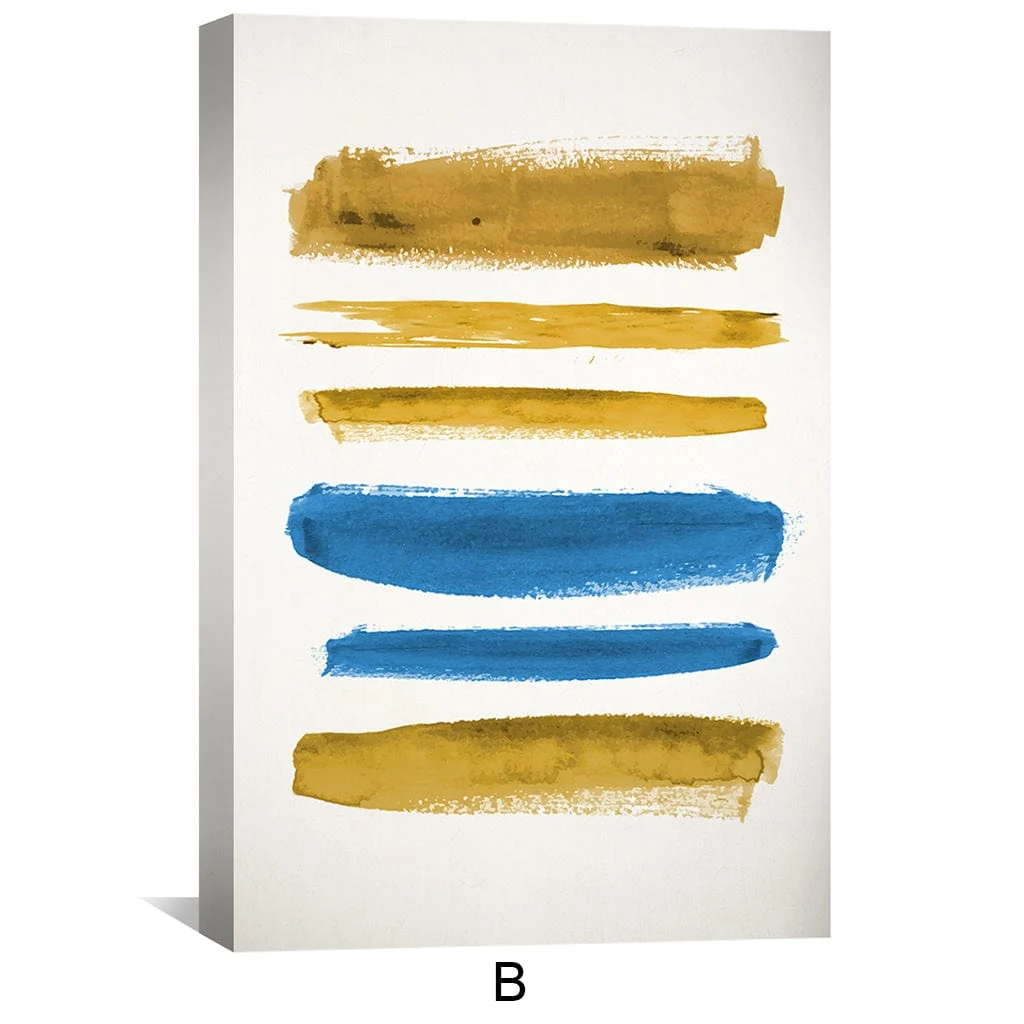 Blue and Yellow Symphony Canvas - Image 6