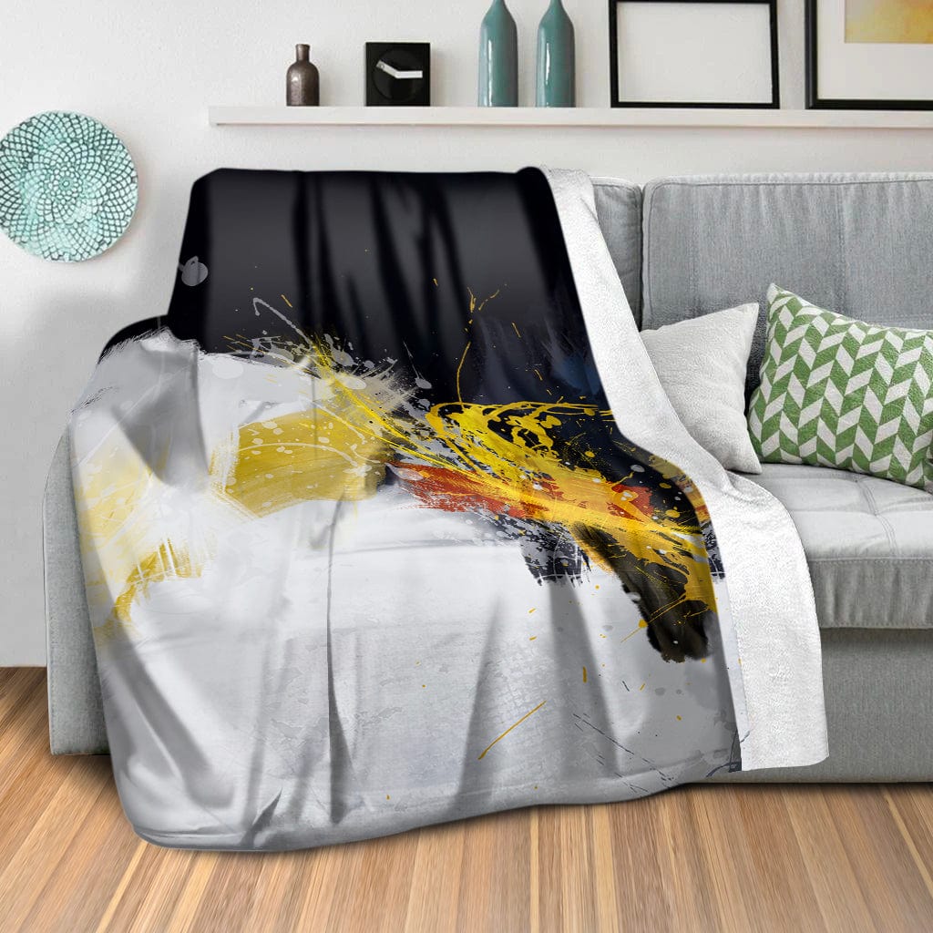 Blue Composition Blanket - Image 2