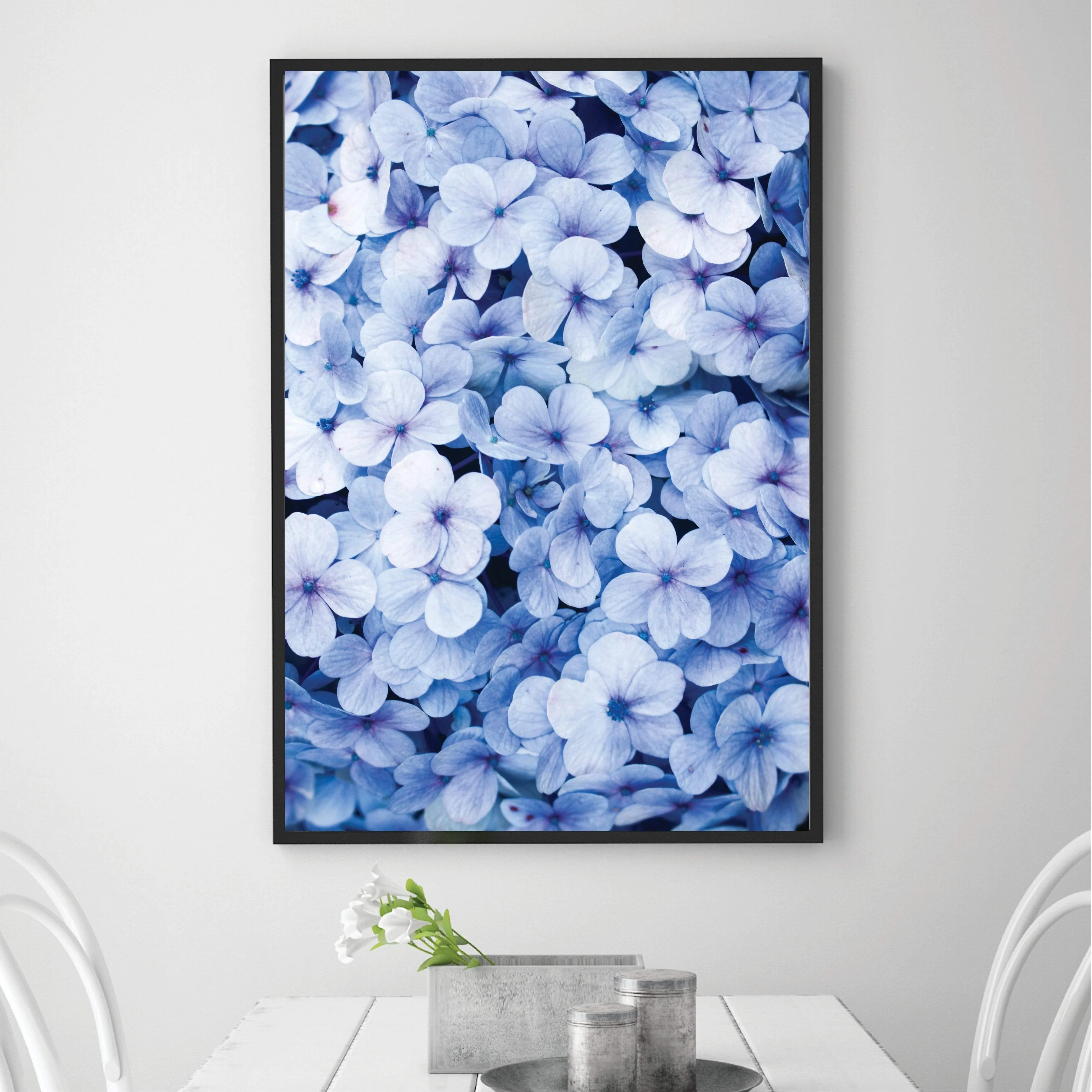 Blue Flowers Canvas - Image 3