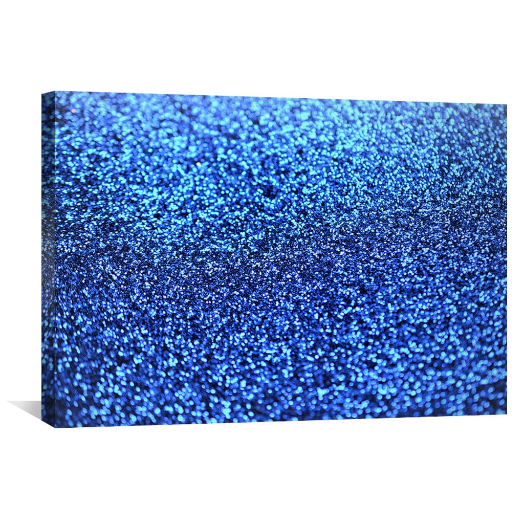 Blue Glitter Canvas - Image 2