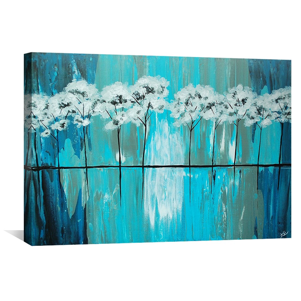 Blue Gray Arboretum Canvas - Image 2