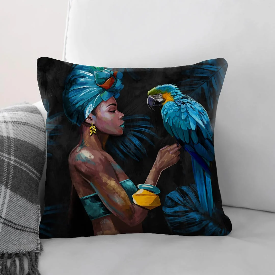 Blue Patience Cushion - Image 2