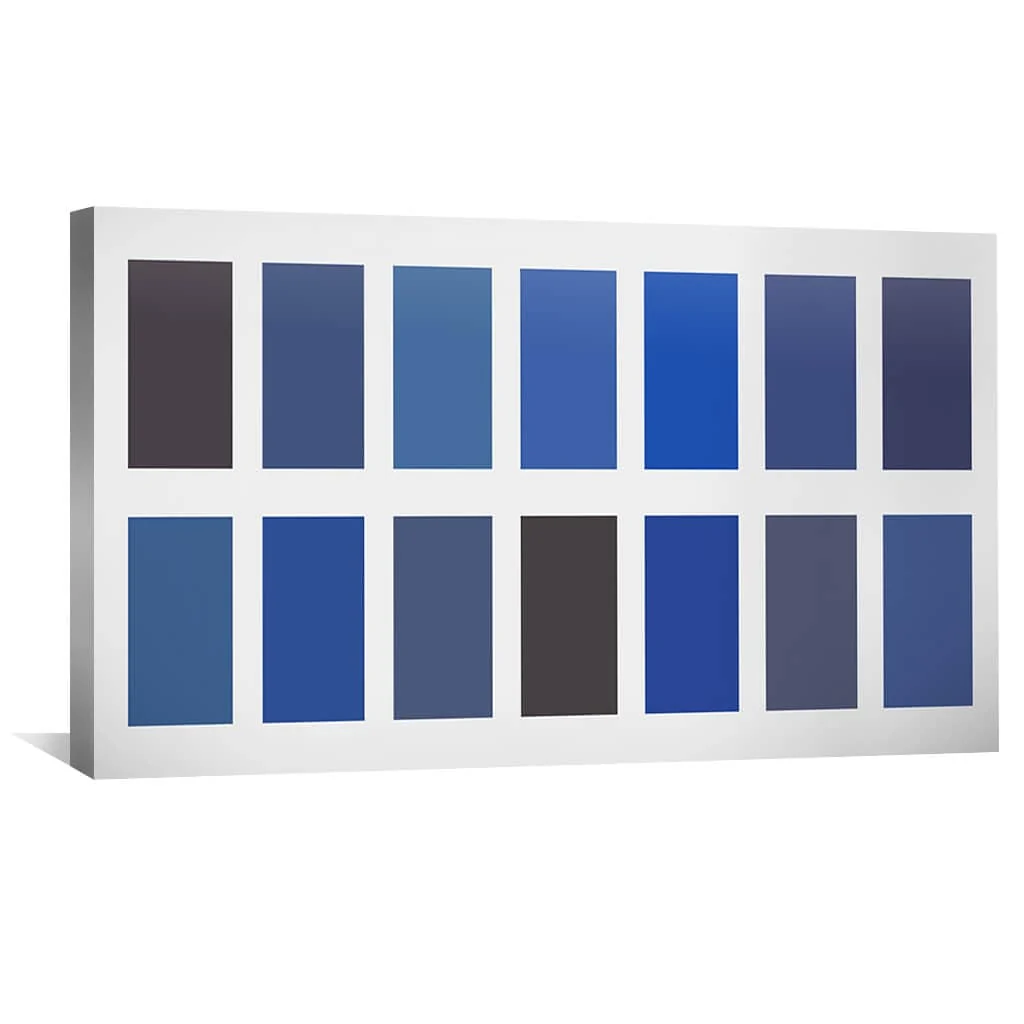 Blue Shades Canvas - Image 2