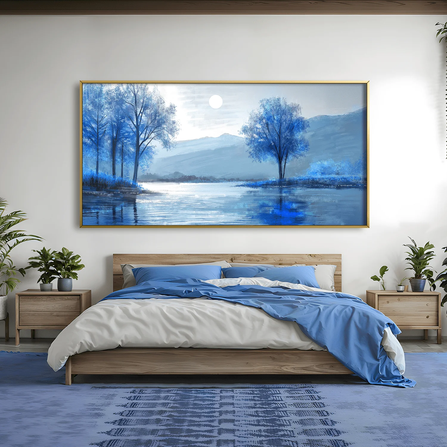 Blue Twilight Canvas - Image 2